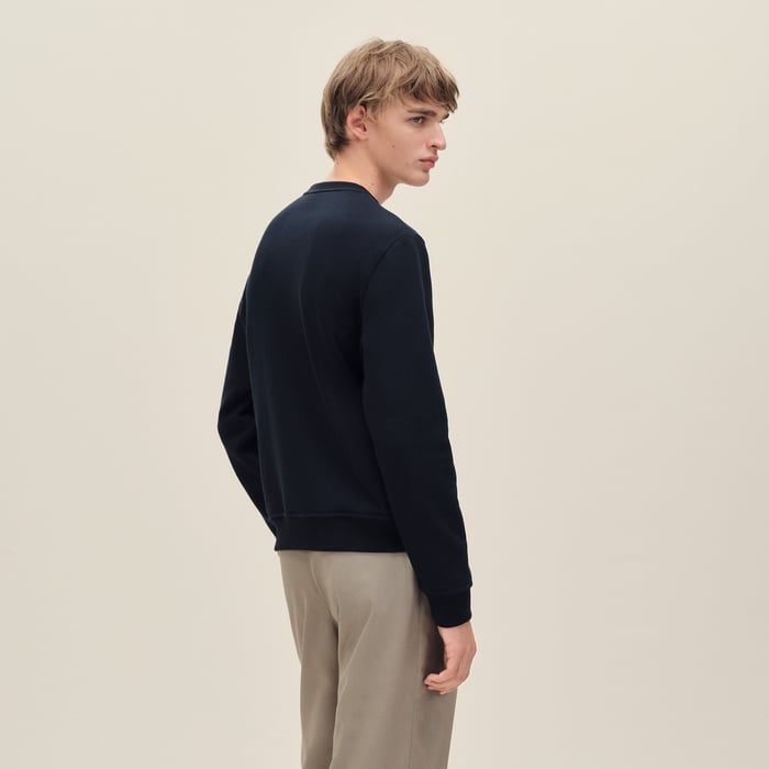 Marine "Ex-libris" Crewneck Sweater