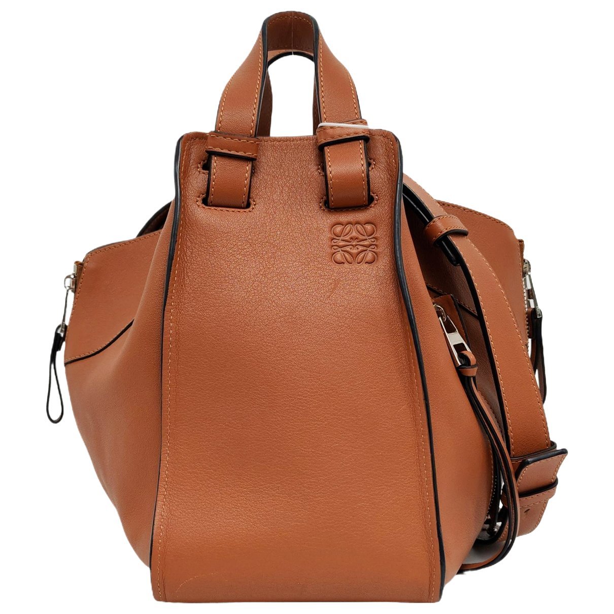 Hammock leather handbag