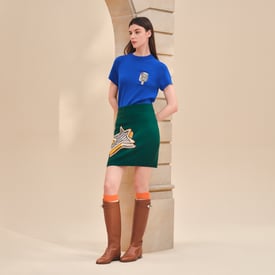 Cashmere "Funny Ice Cream" miniskirt