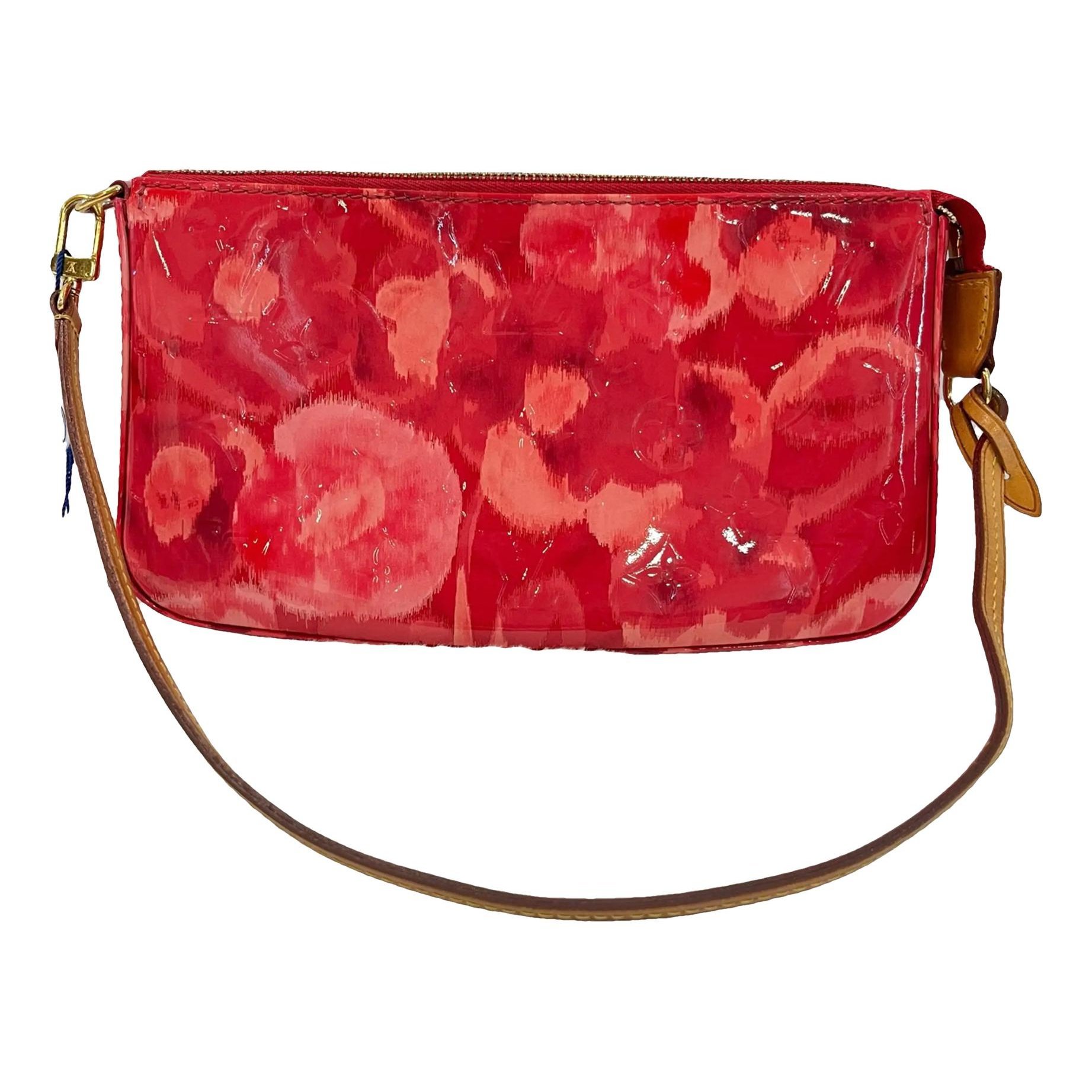 Pochette Accessoire patent leather handbag