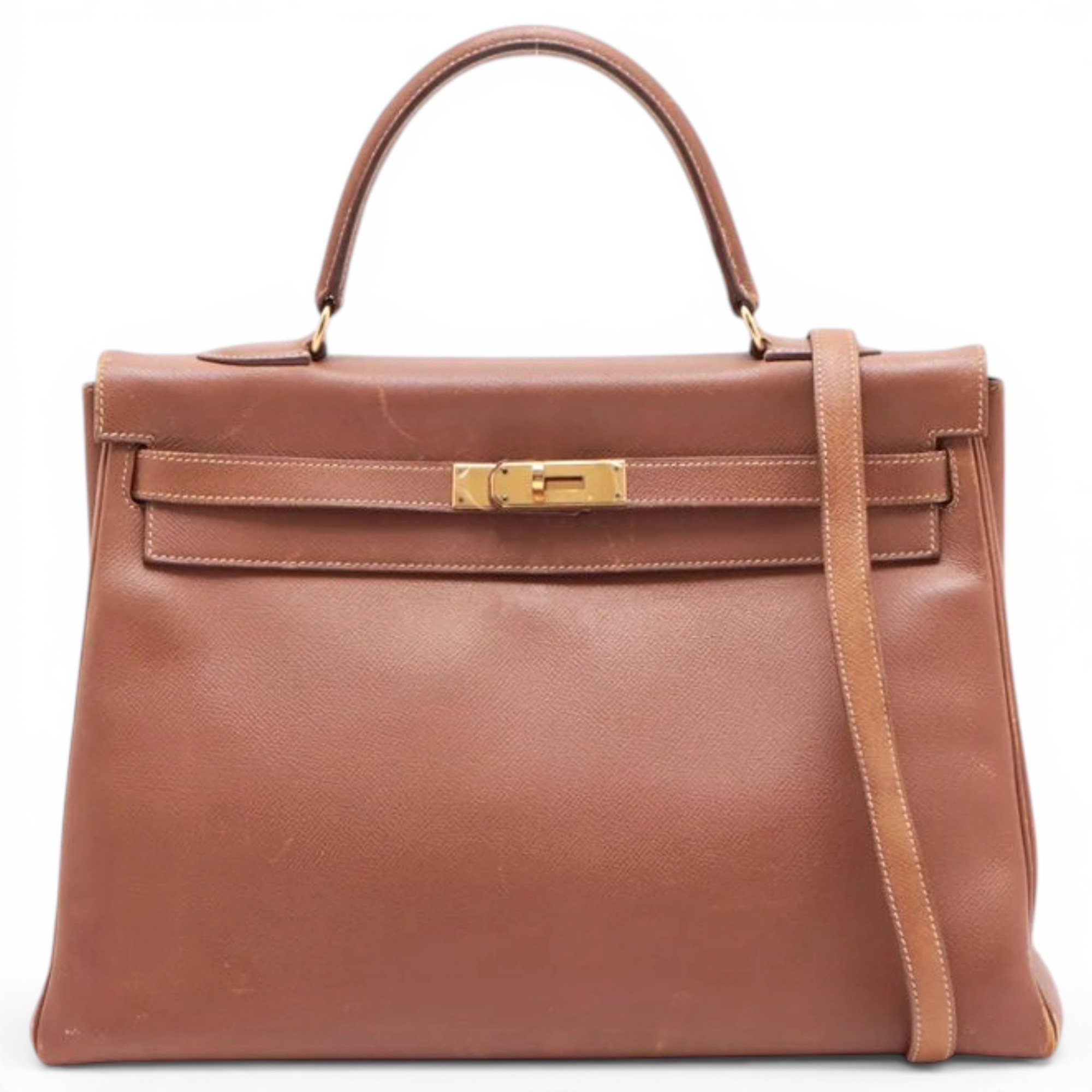 Kelly 35 leather handbag