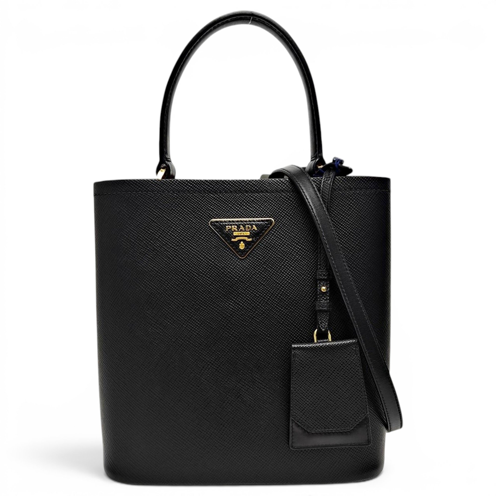 Panier leather handbag