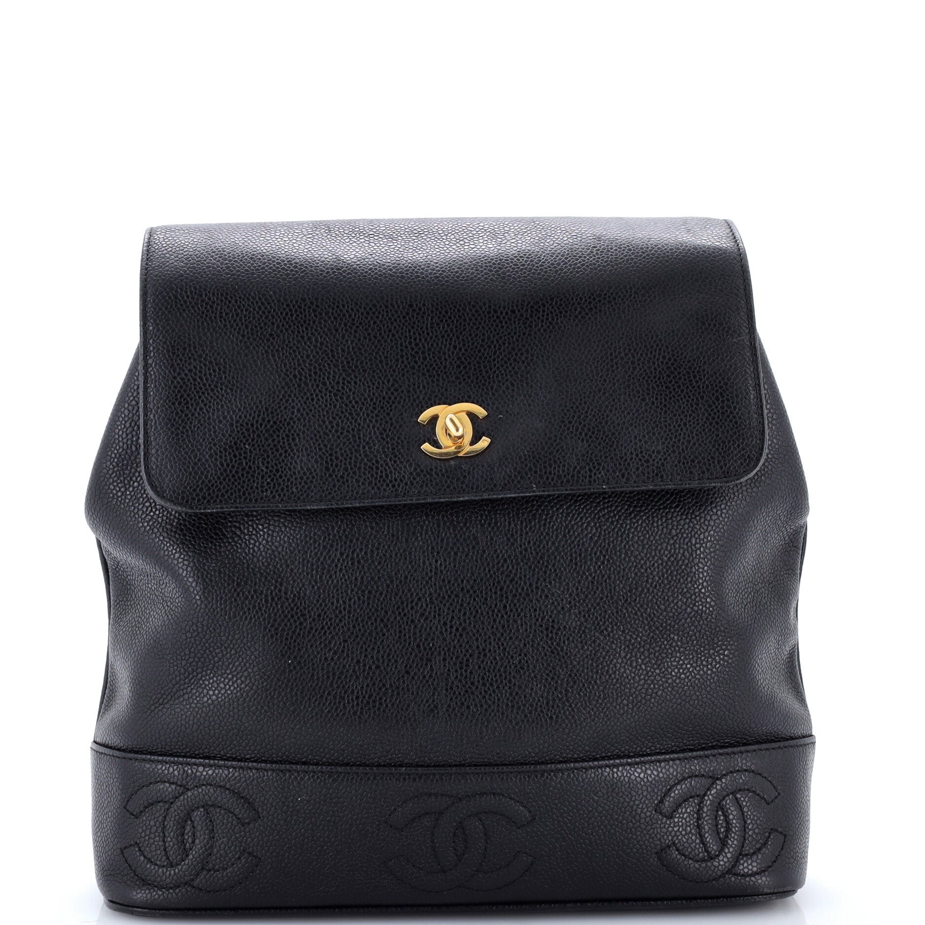 Vintage Backpack Caviar Medium