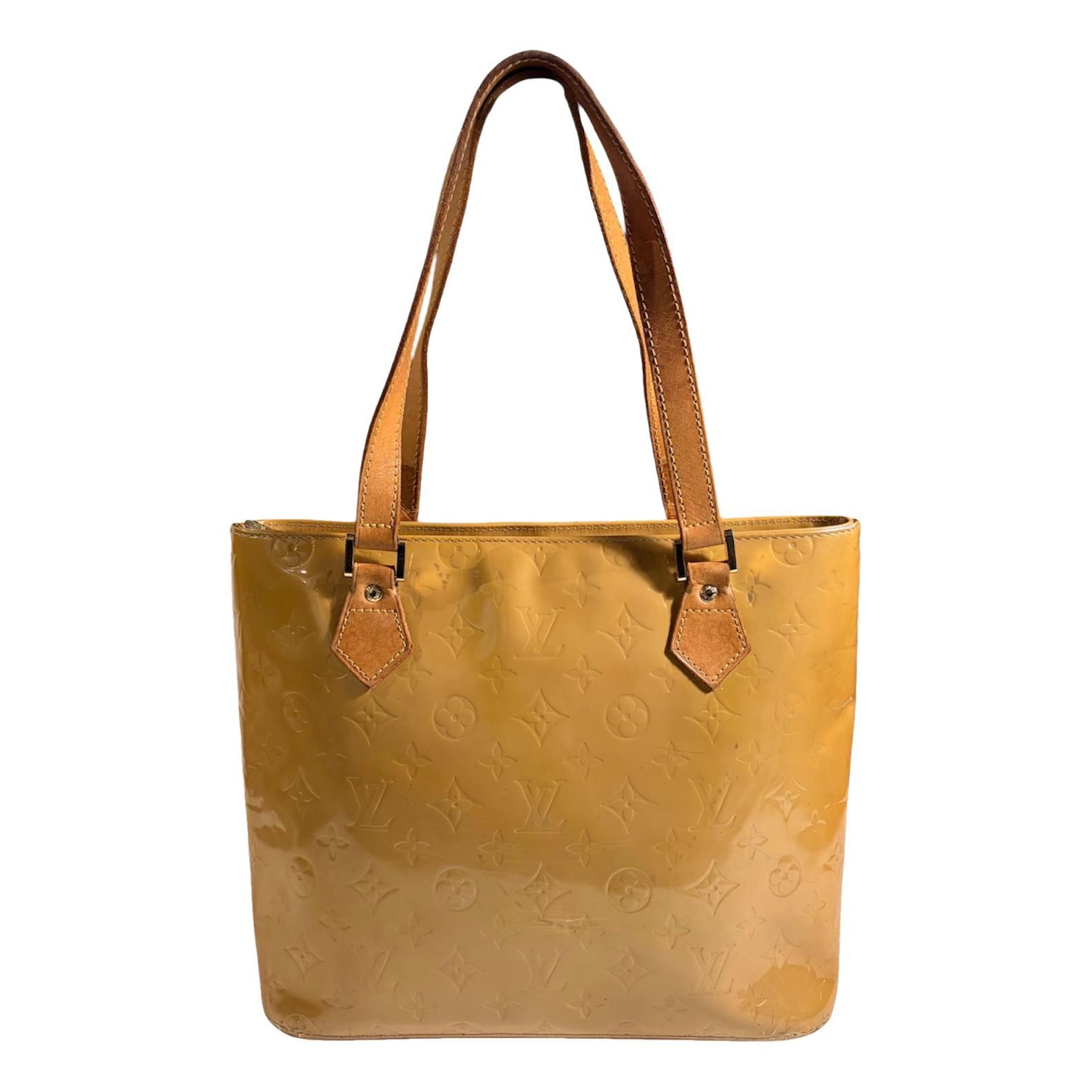 Houston patent leather handbag
