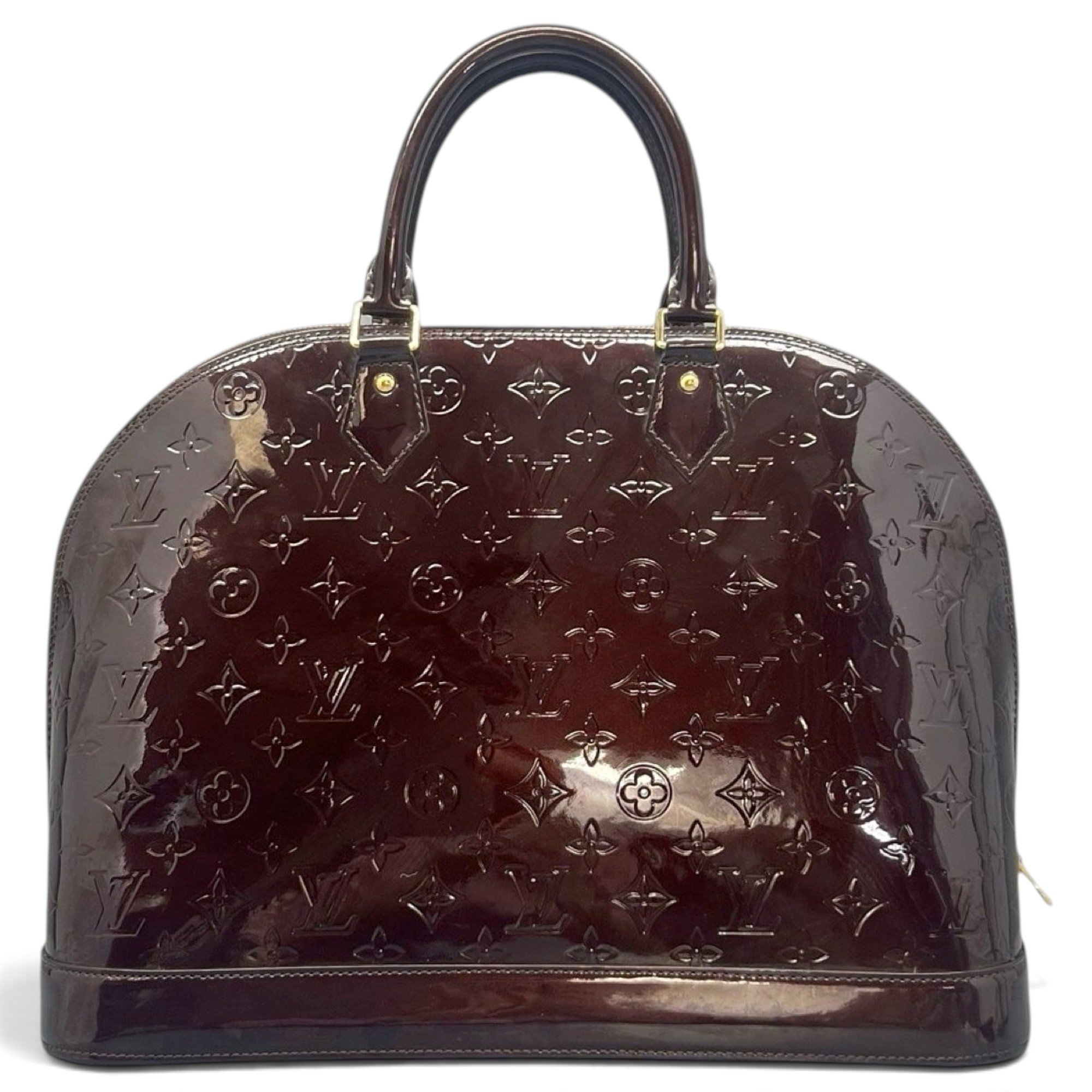 Alma patent leather handbag