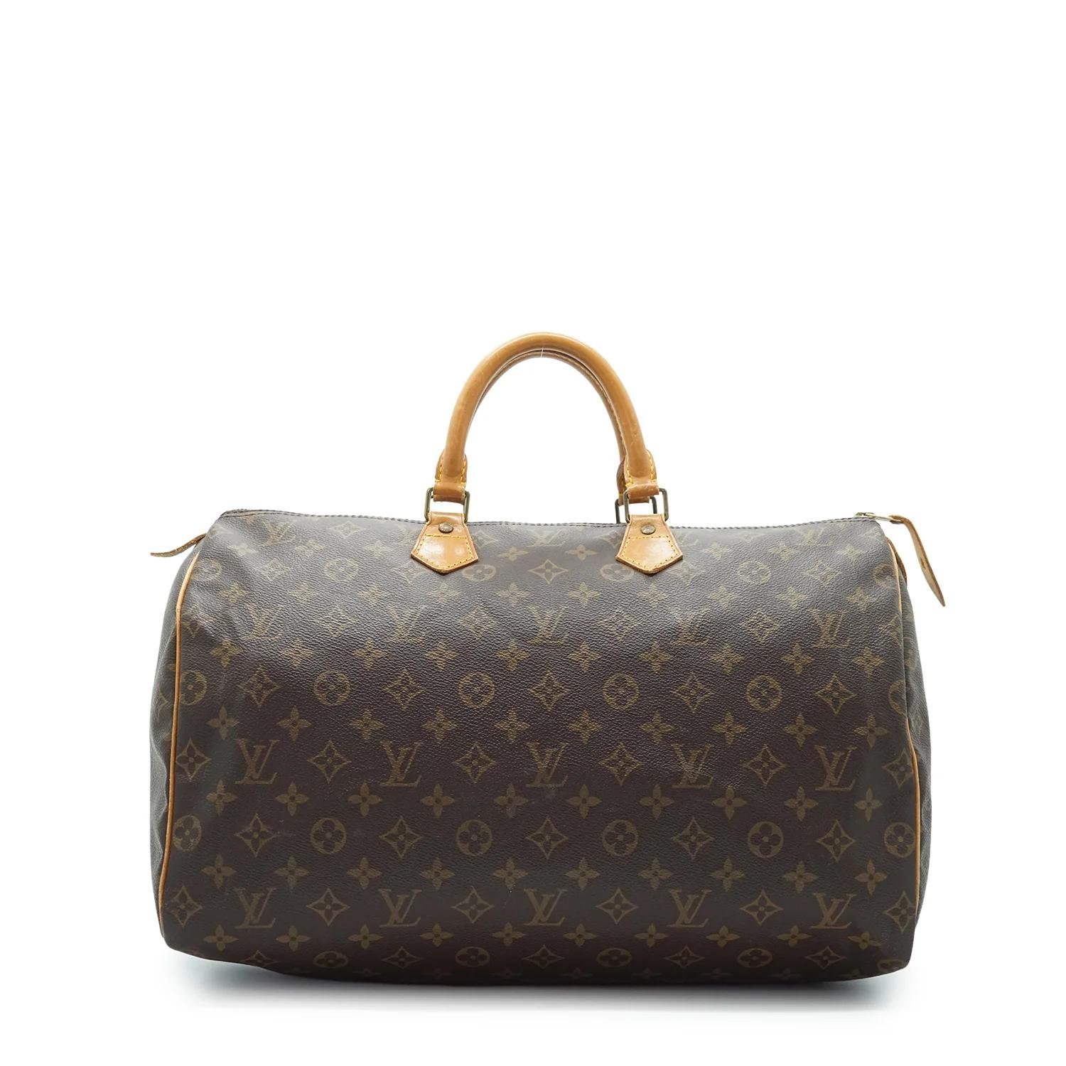 Speedy leather handbag