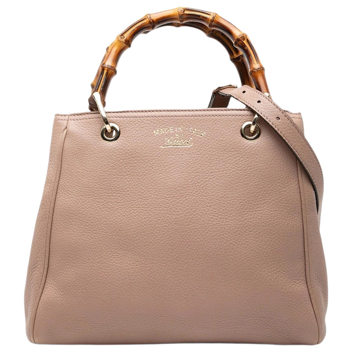 Bamboo leather satchel