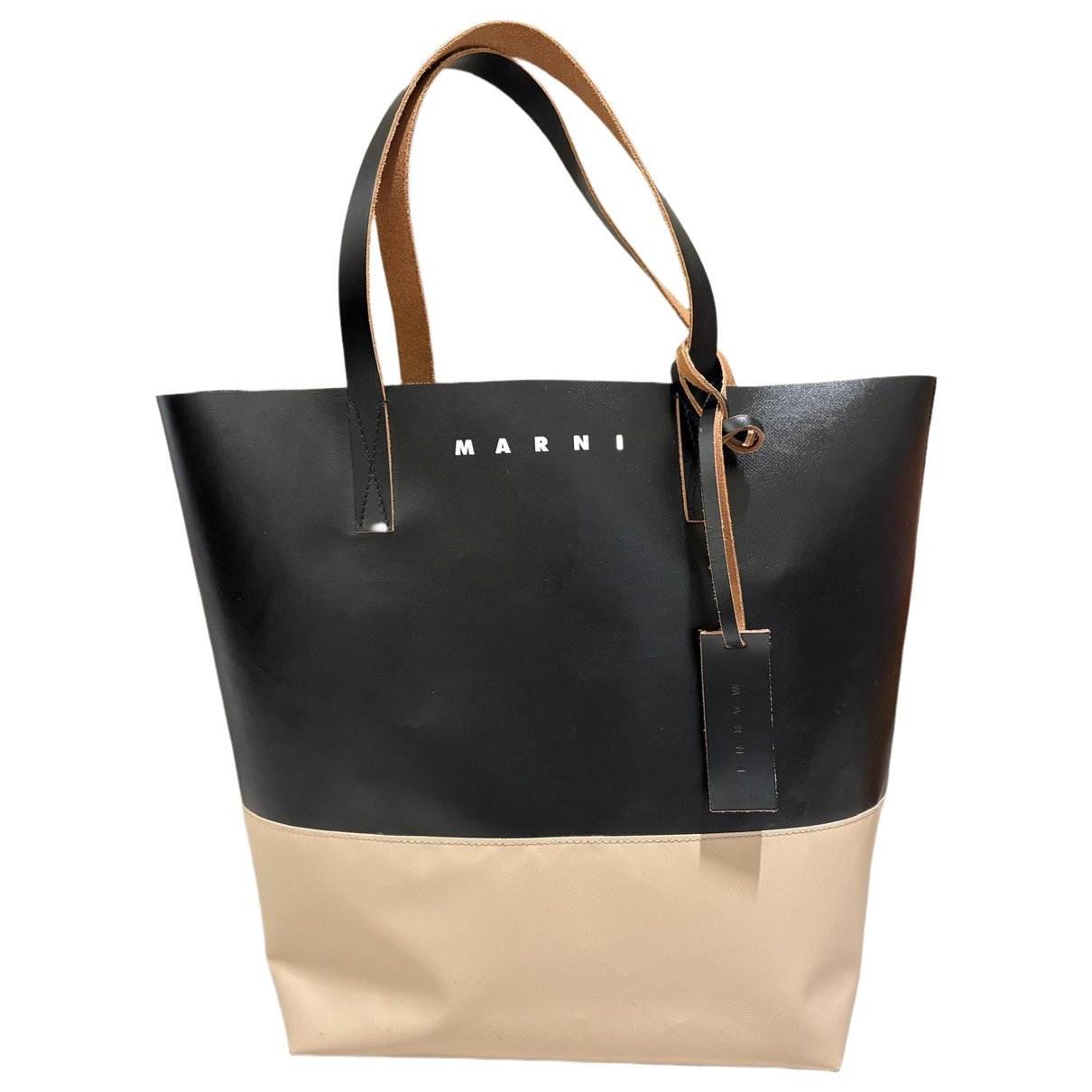 Leather tote