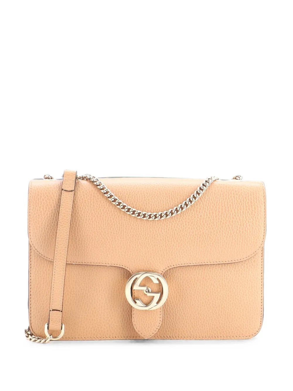 Interlocking Leather Medium shoulder bag