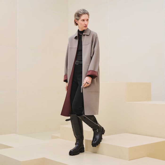 Long Zipped Coat