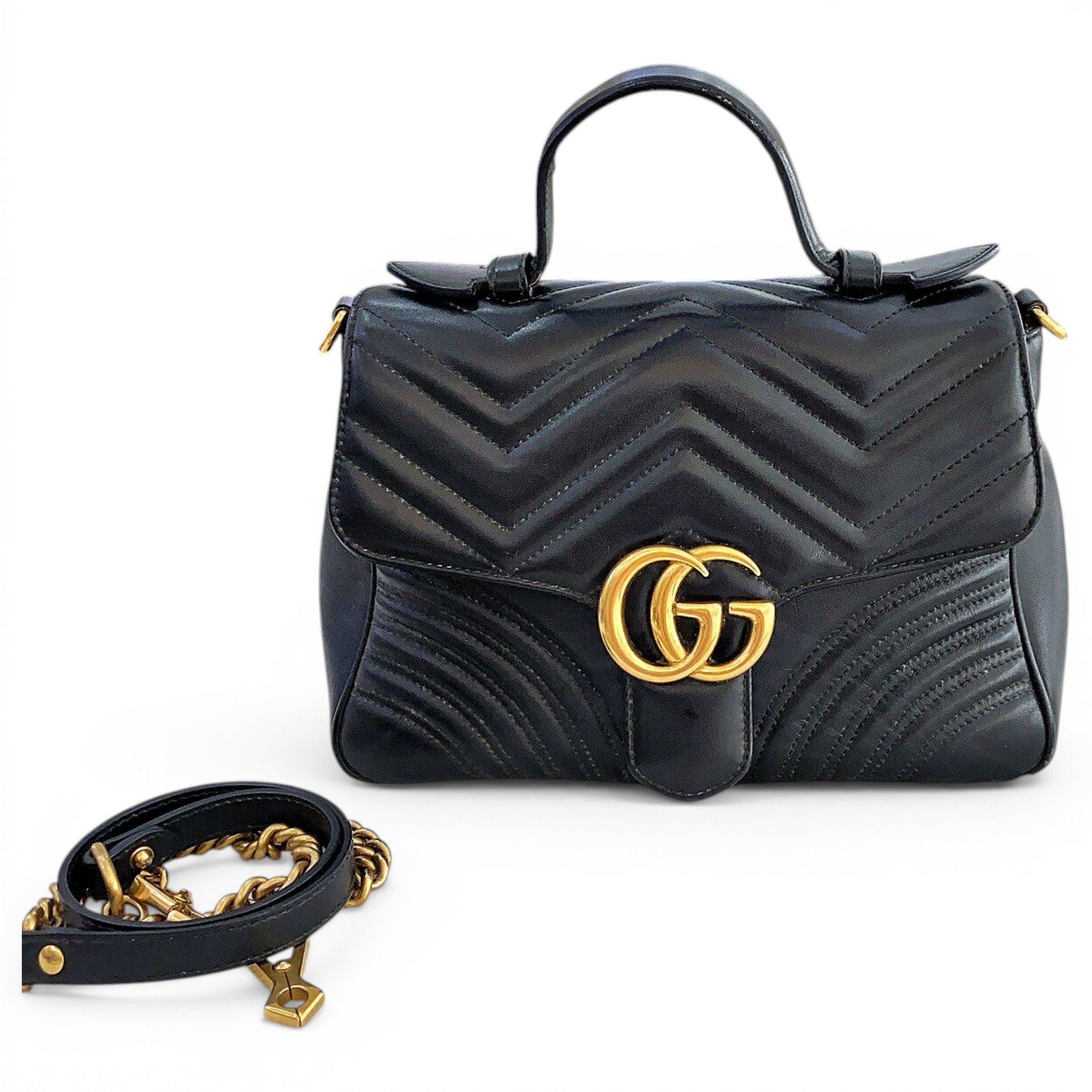 Leather handbag