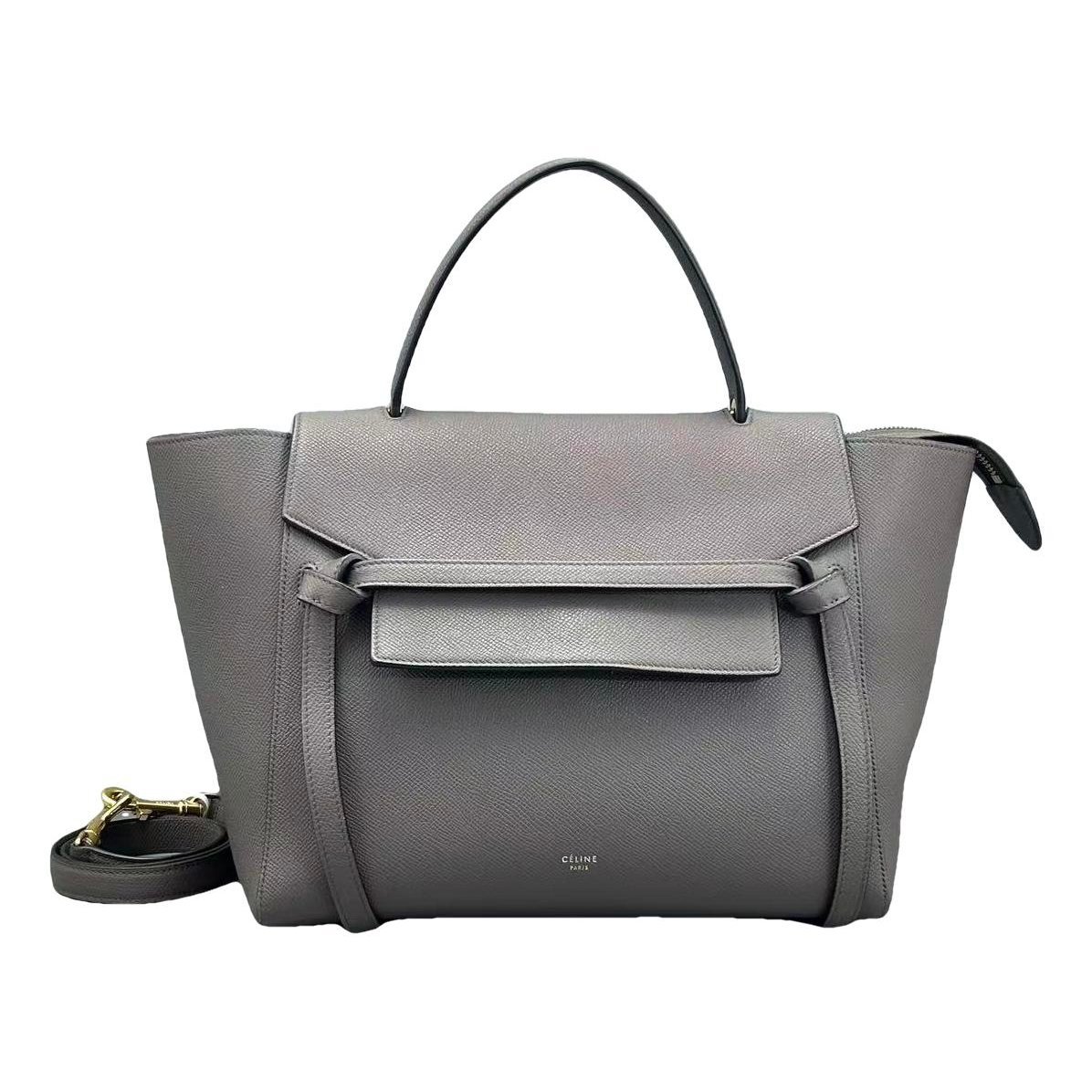 Belt leather handbag