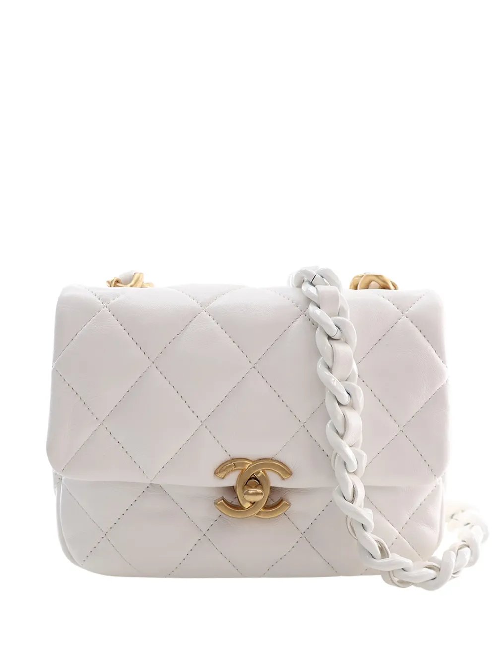 2021-2026 Mini Quilted Lambskin Candy Chain Flap crossbody bag