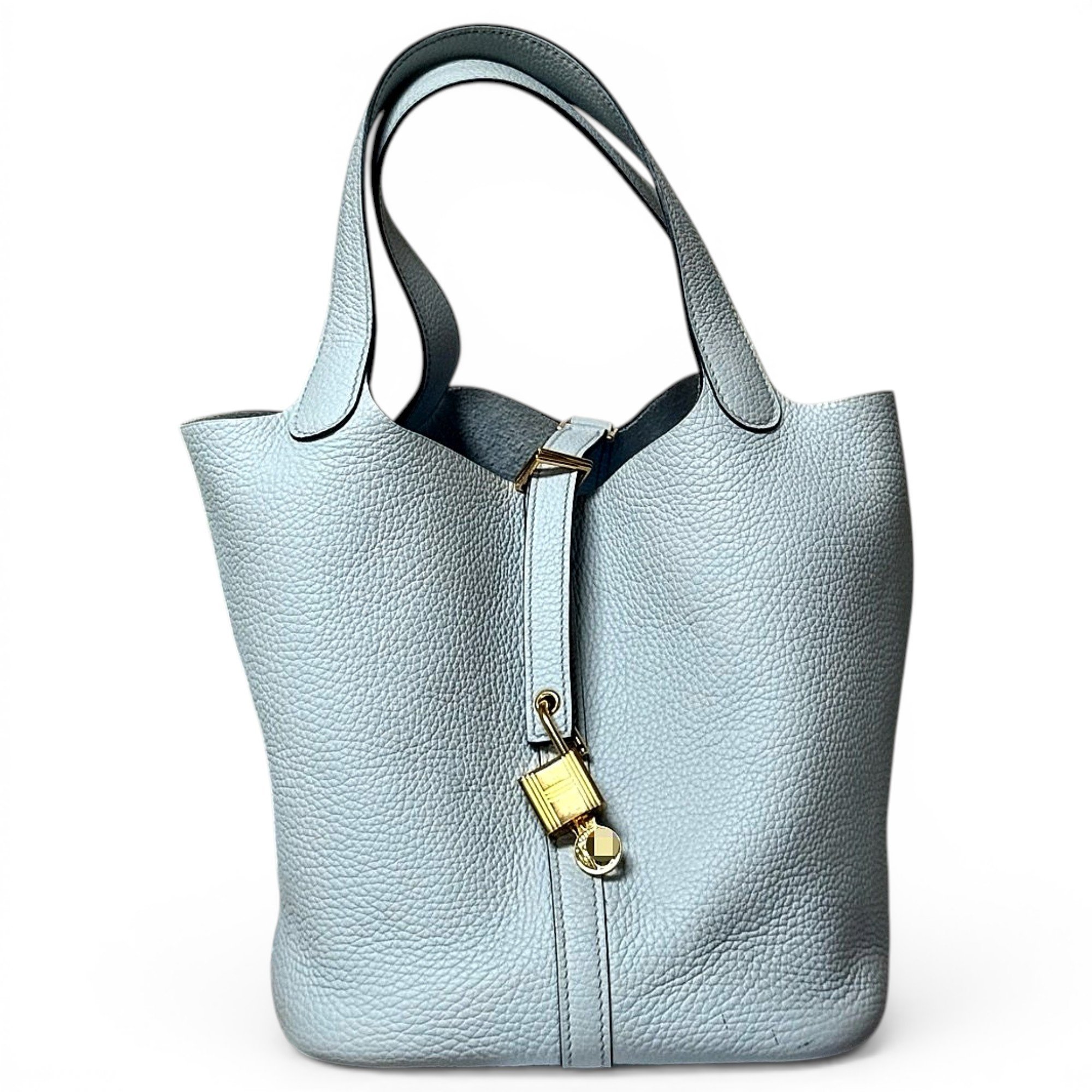 Picotin leather handbag