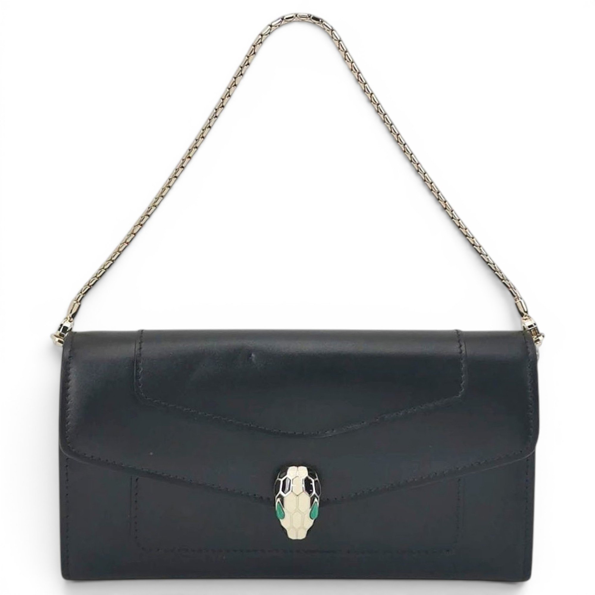Serpenti leather tote