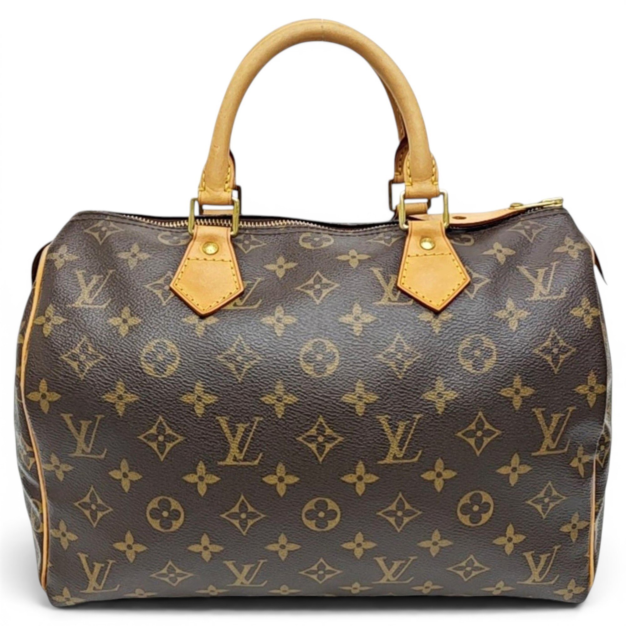 Nano Speedy / Mini HL leather handbag