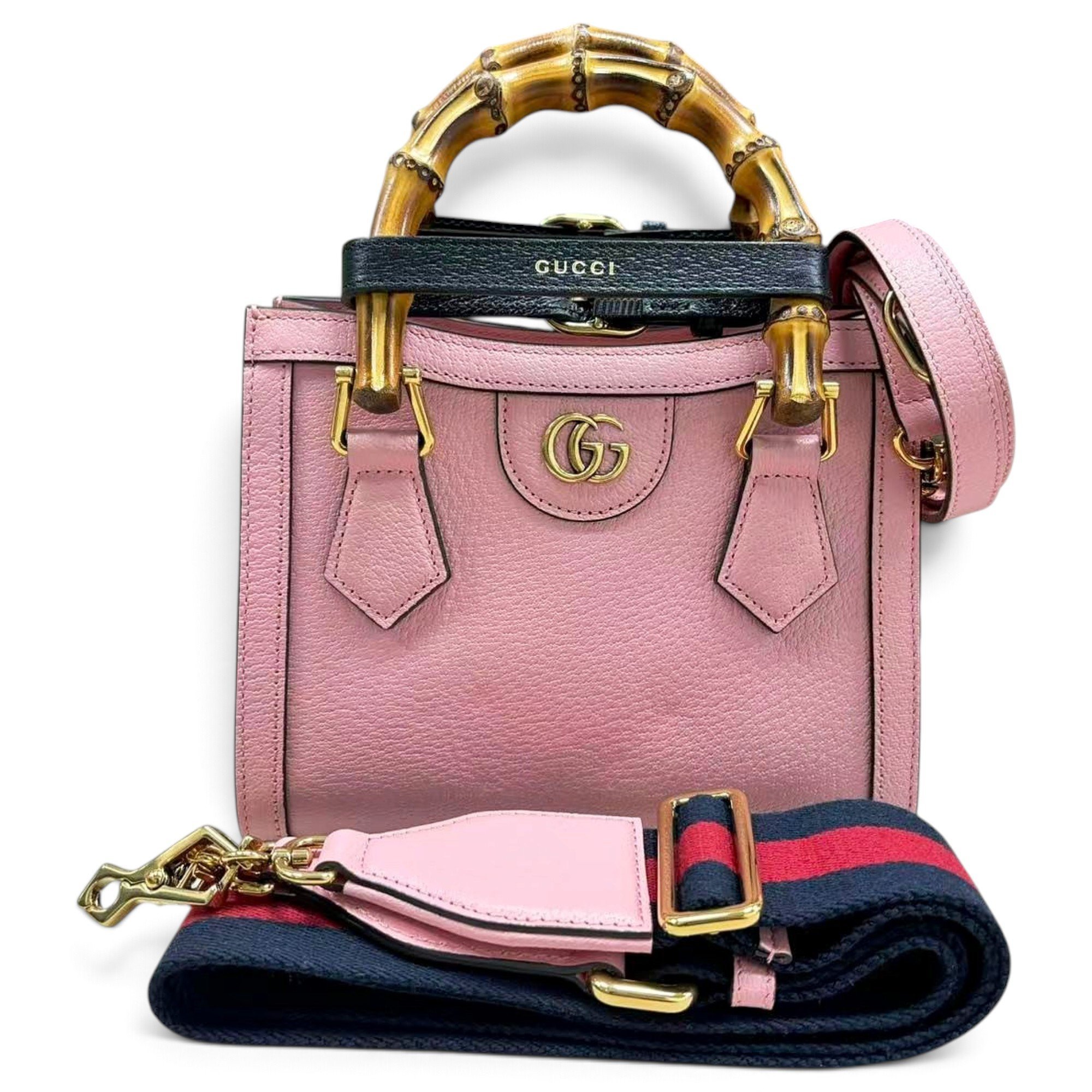 Diana Bamboo leather tote