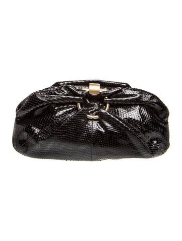 Snakeskin Clutch