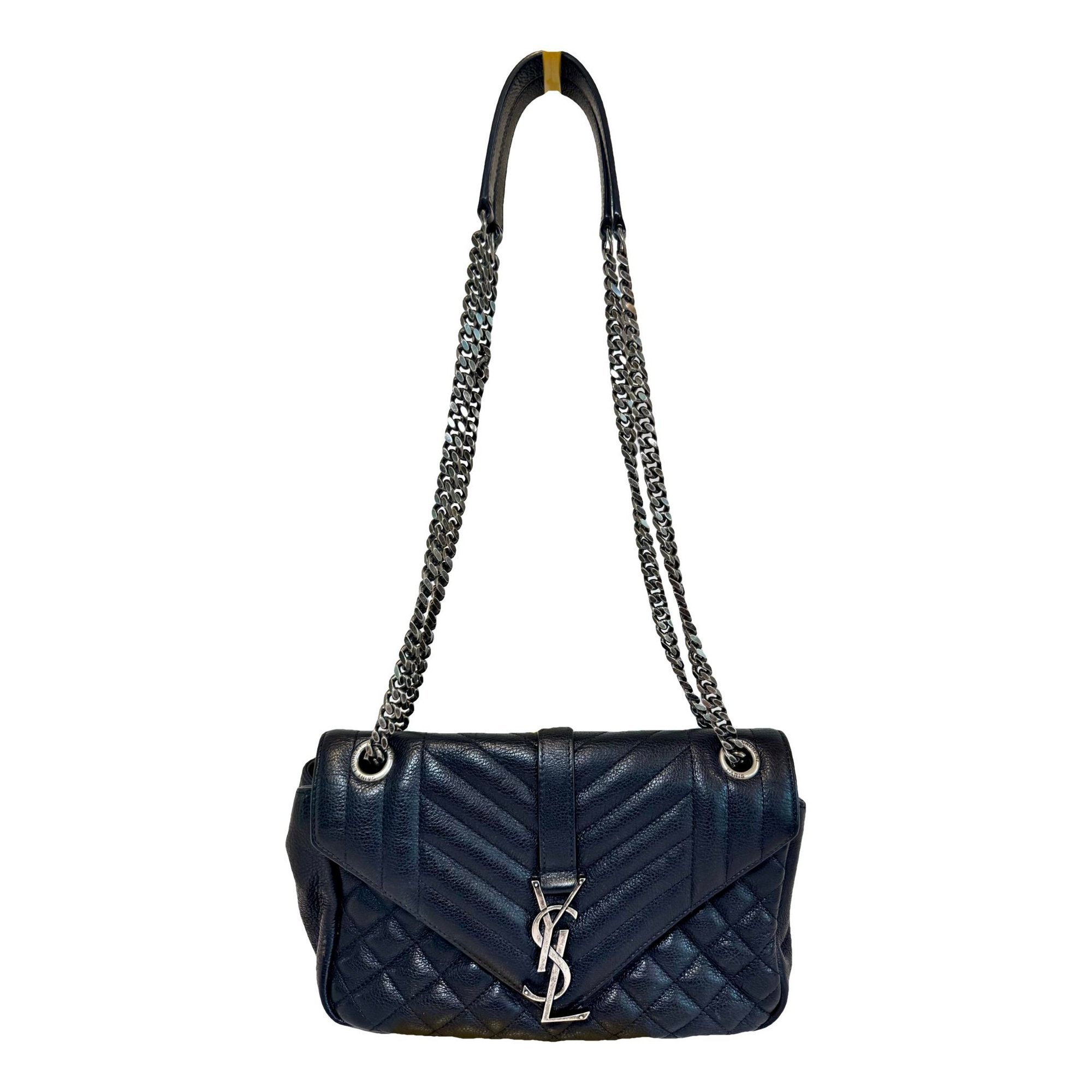 Envelope leather crossbody bag