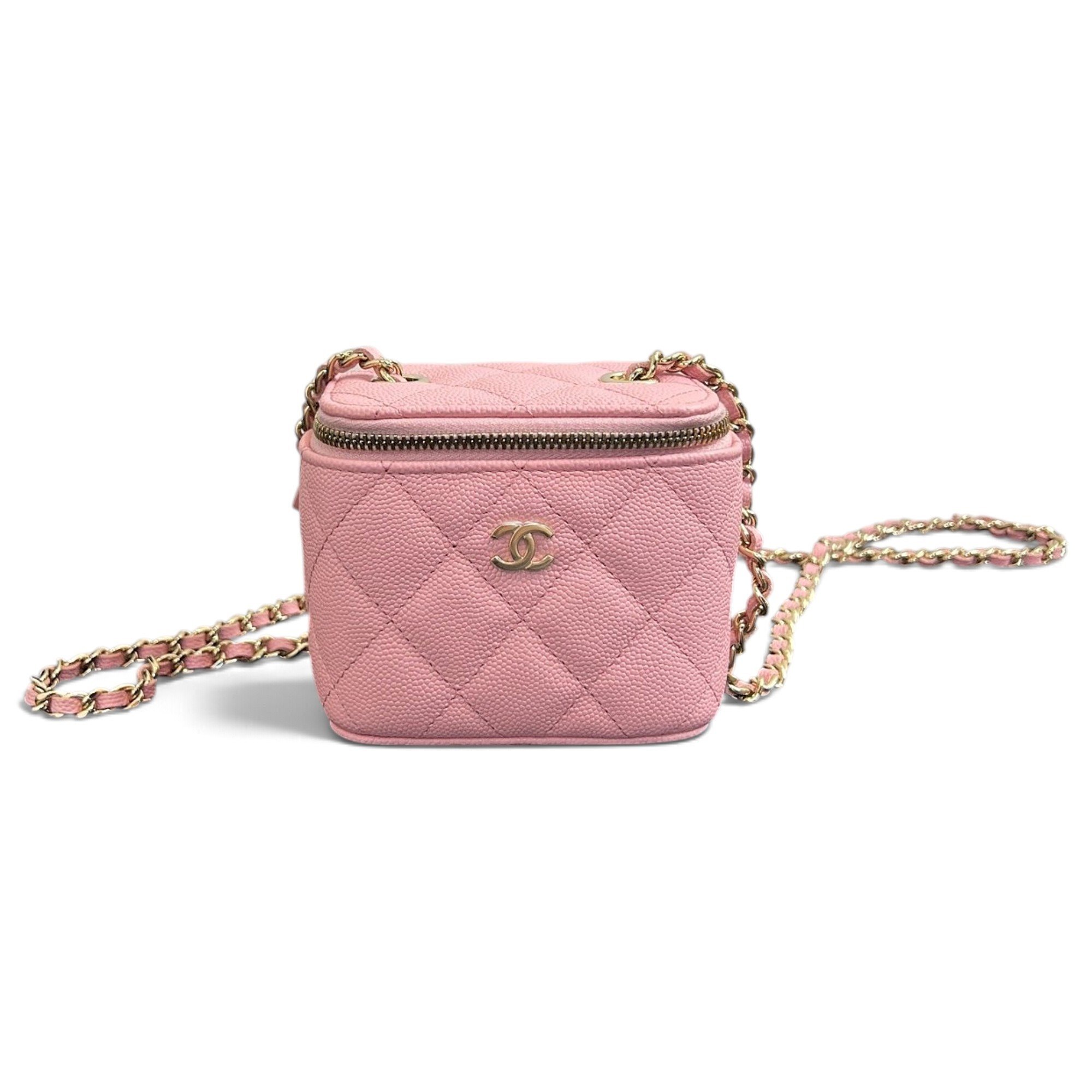 Trendy CC Vanity leather handbag