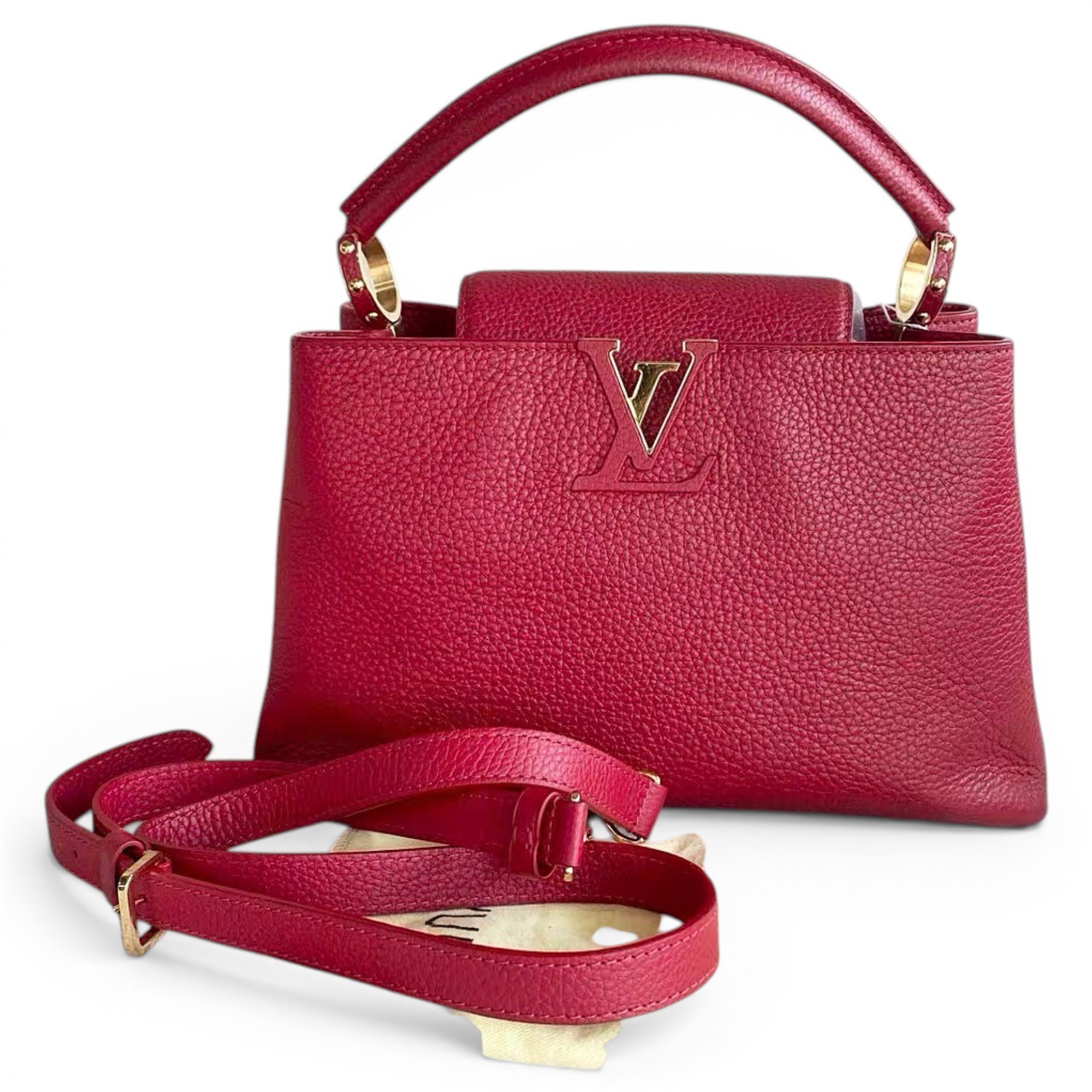 Capucines leather handbag