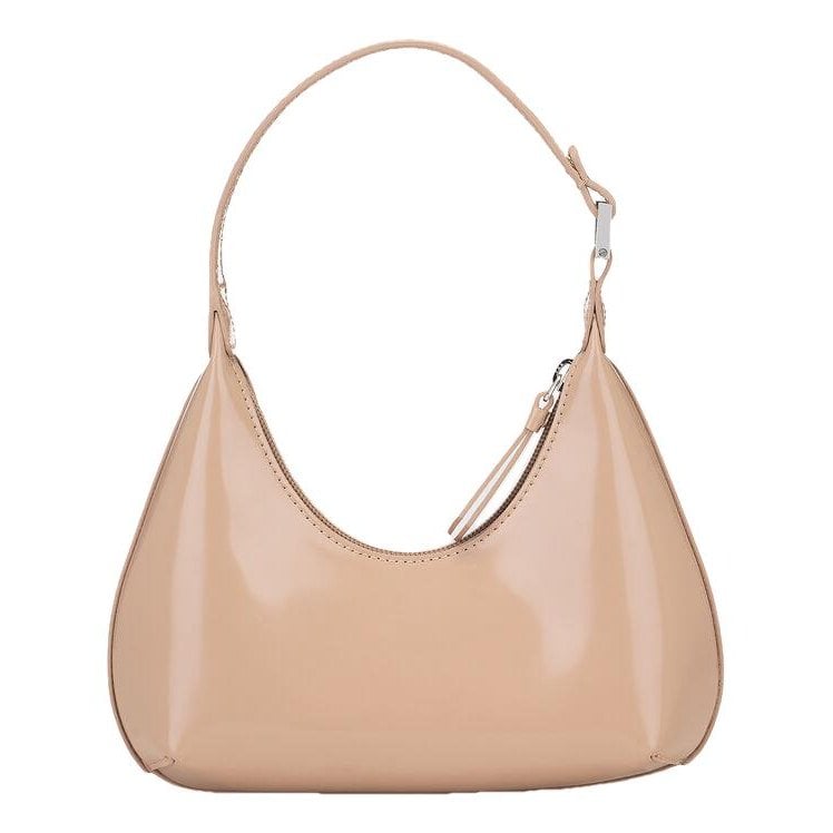 Amber leather handbag