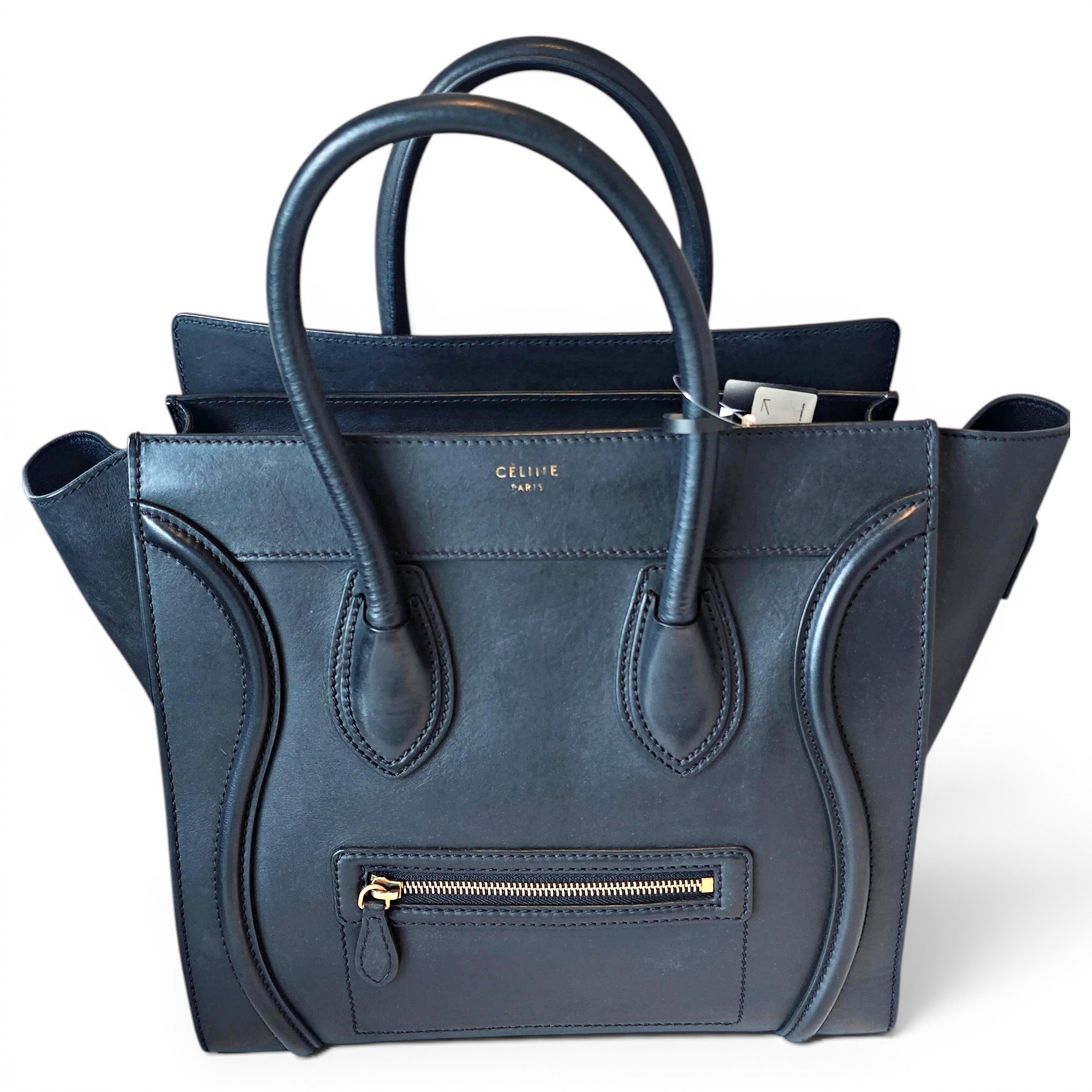 Luggage leather tote
