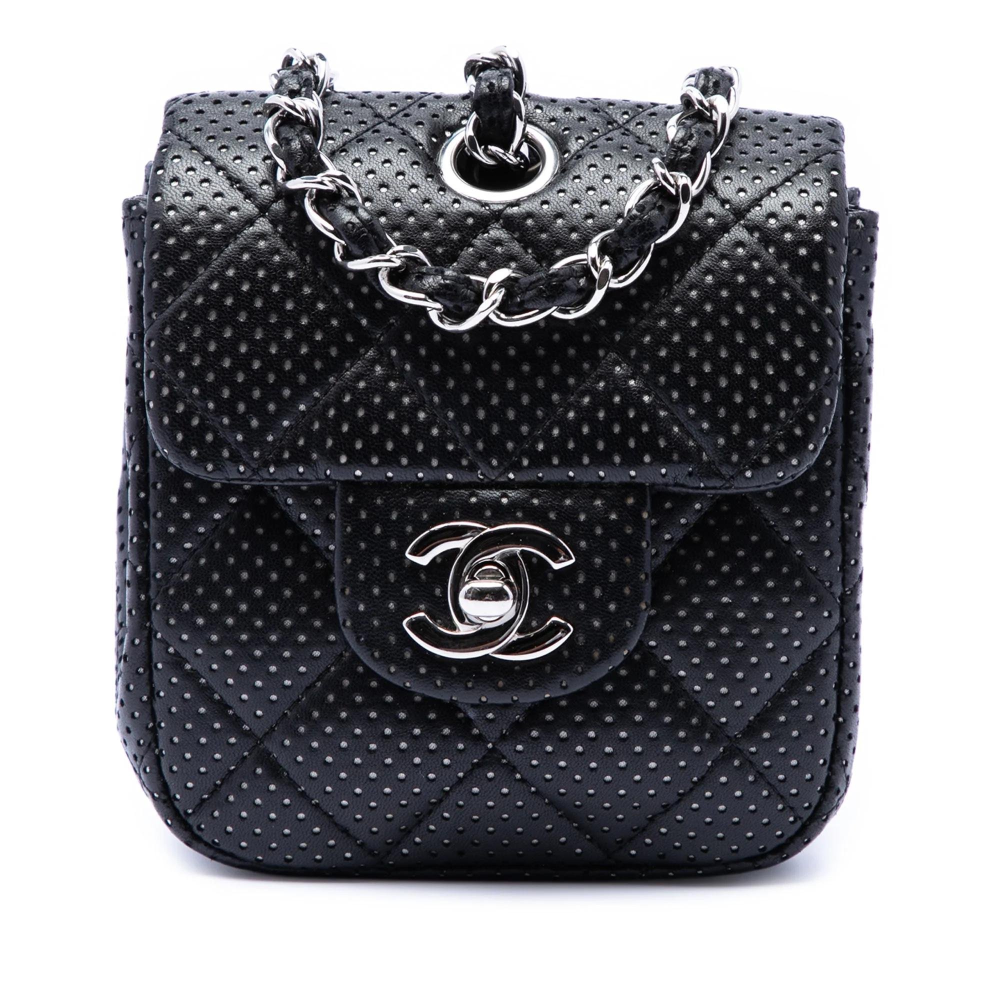 Wallet On Chain Boy Half Flap leather handbag