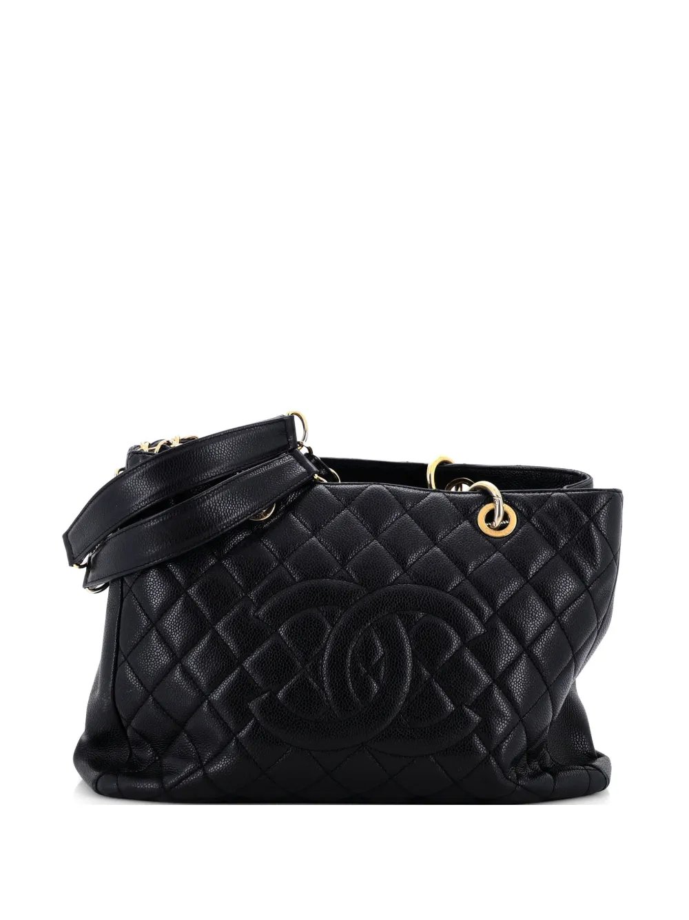 Grand Shopping Quilted Caviar tote bag