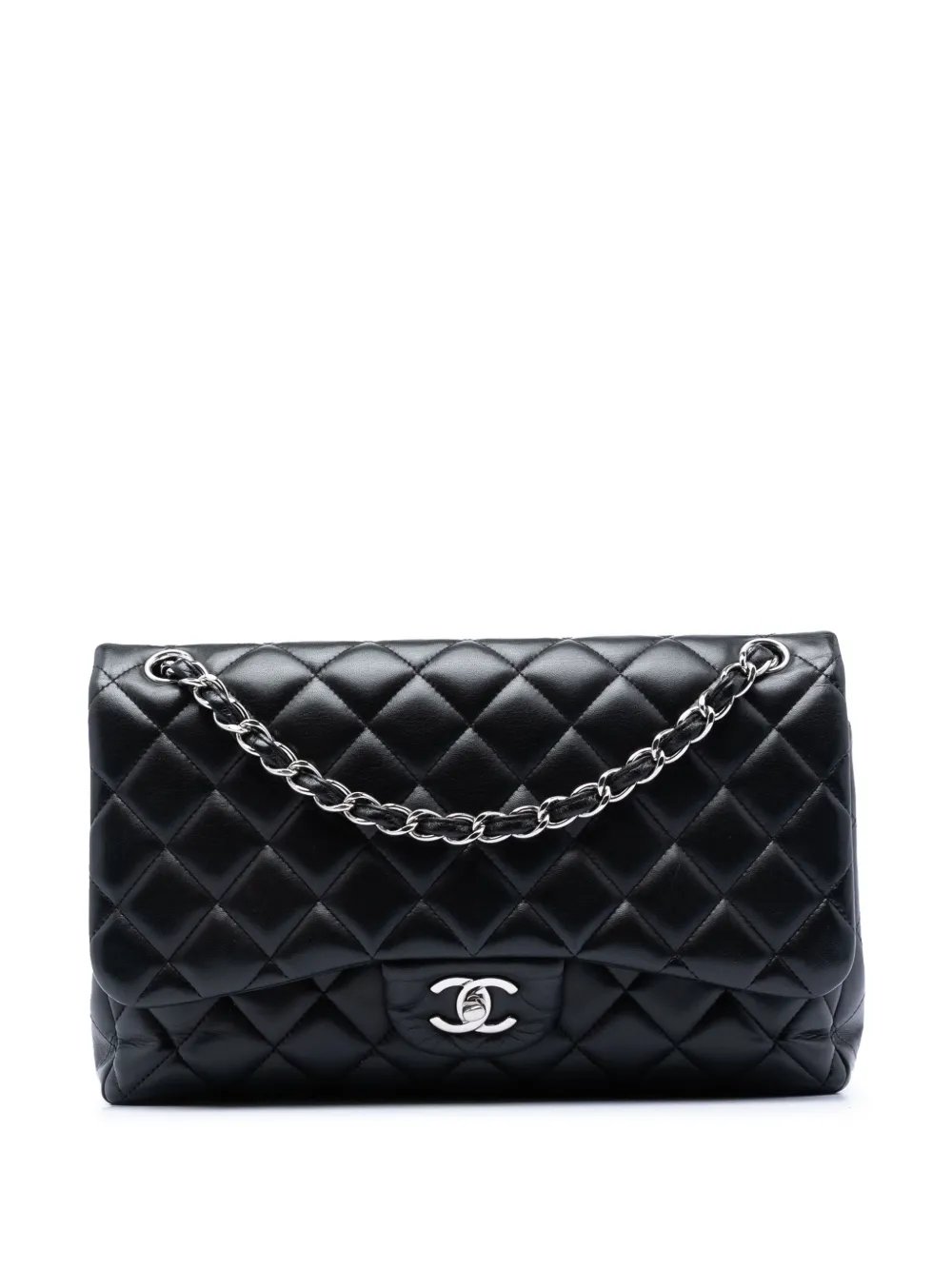 2012-2013 Jumbo Classic Lambskin Double Flap shoulder bag