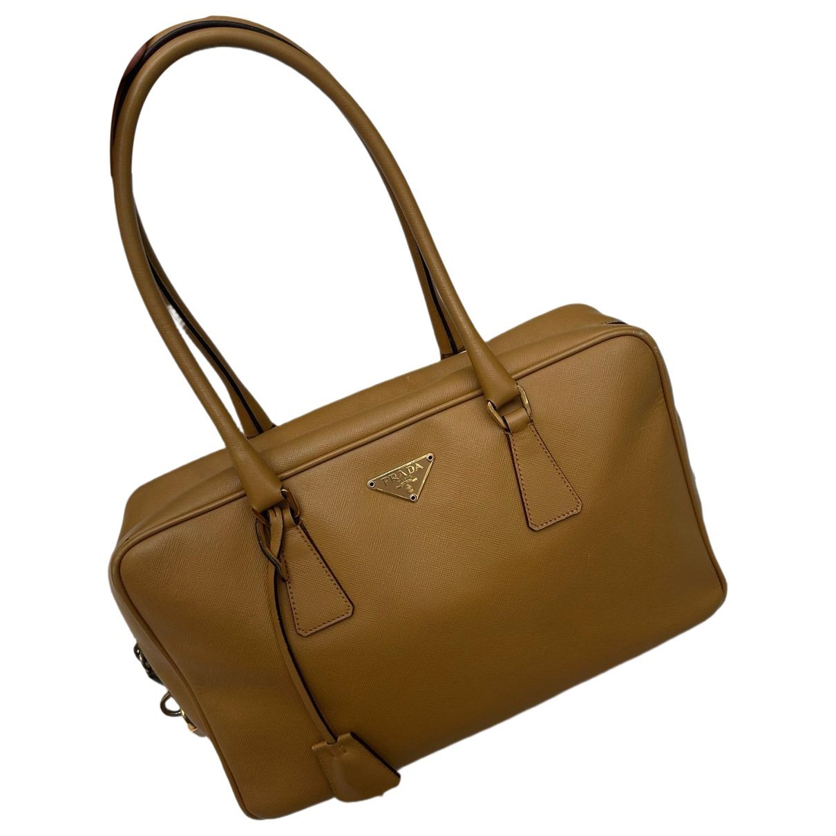 Leather bowling bag