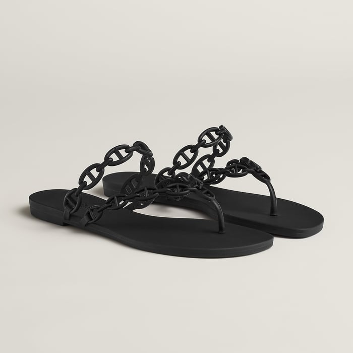 Noir Island Sandal