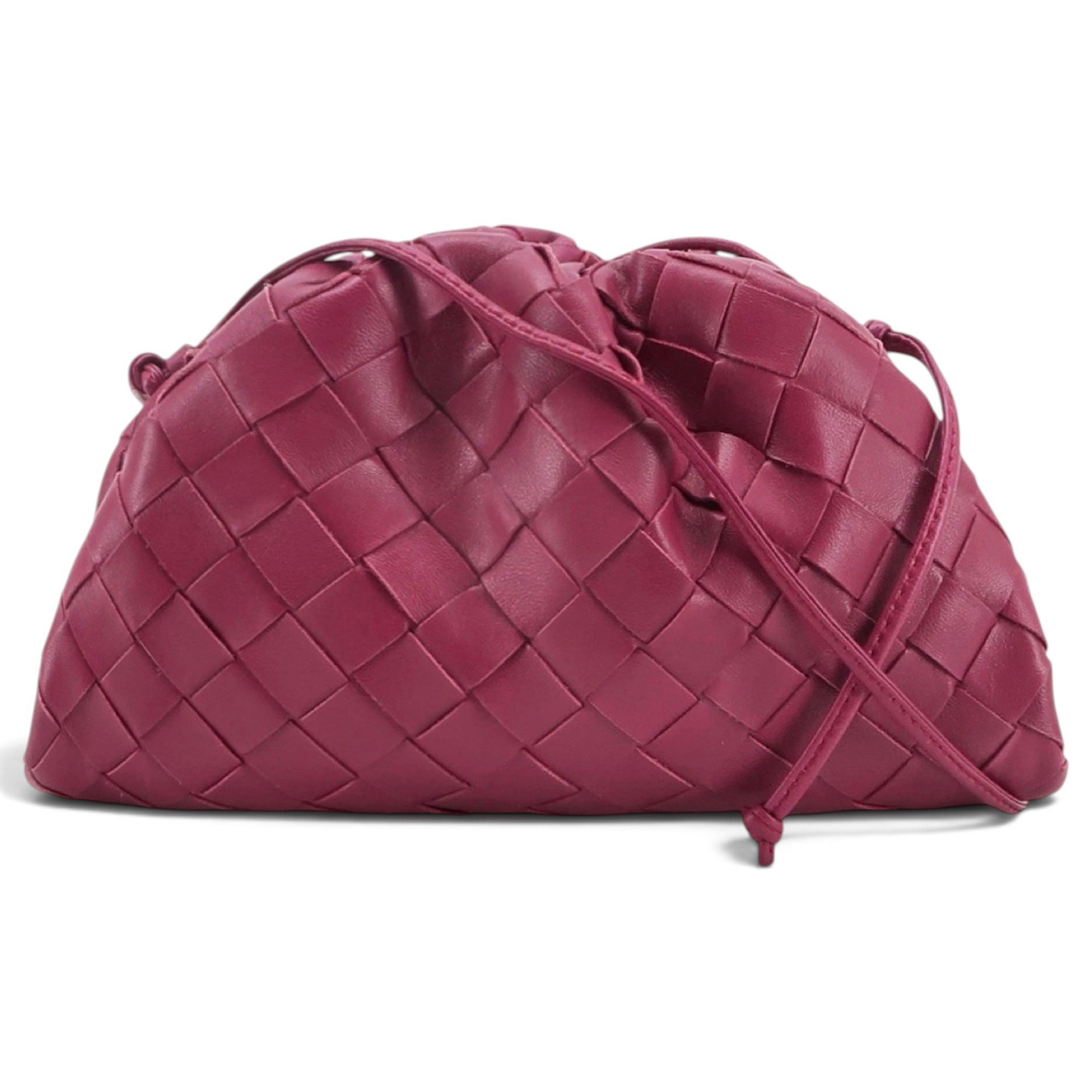 Pouch leather crossbody bag