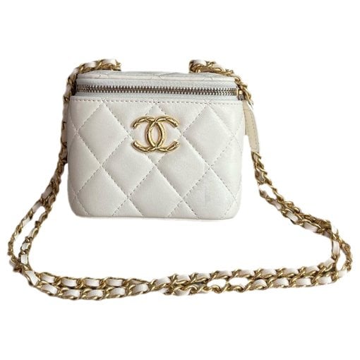 Trendy CC Vanity leather handbag
