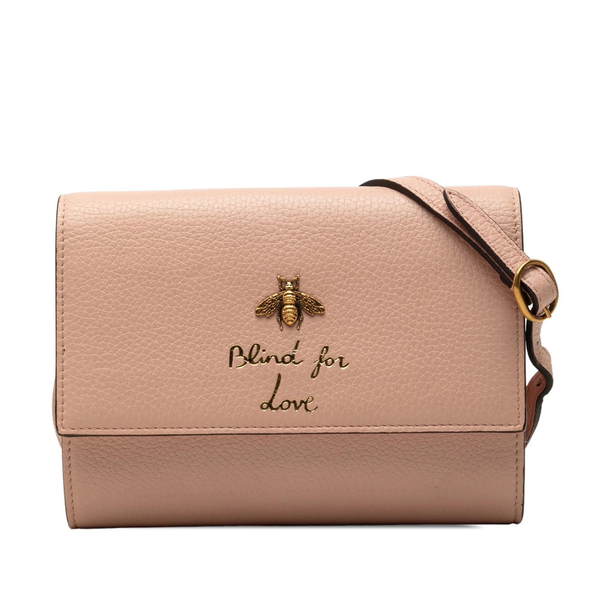 Animalier leather crossbody bag