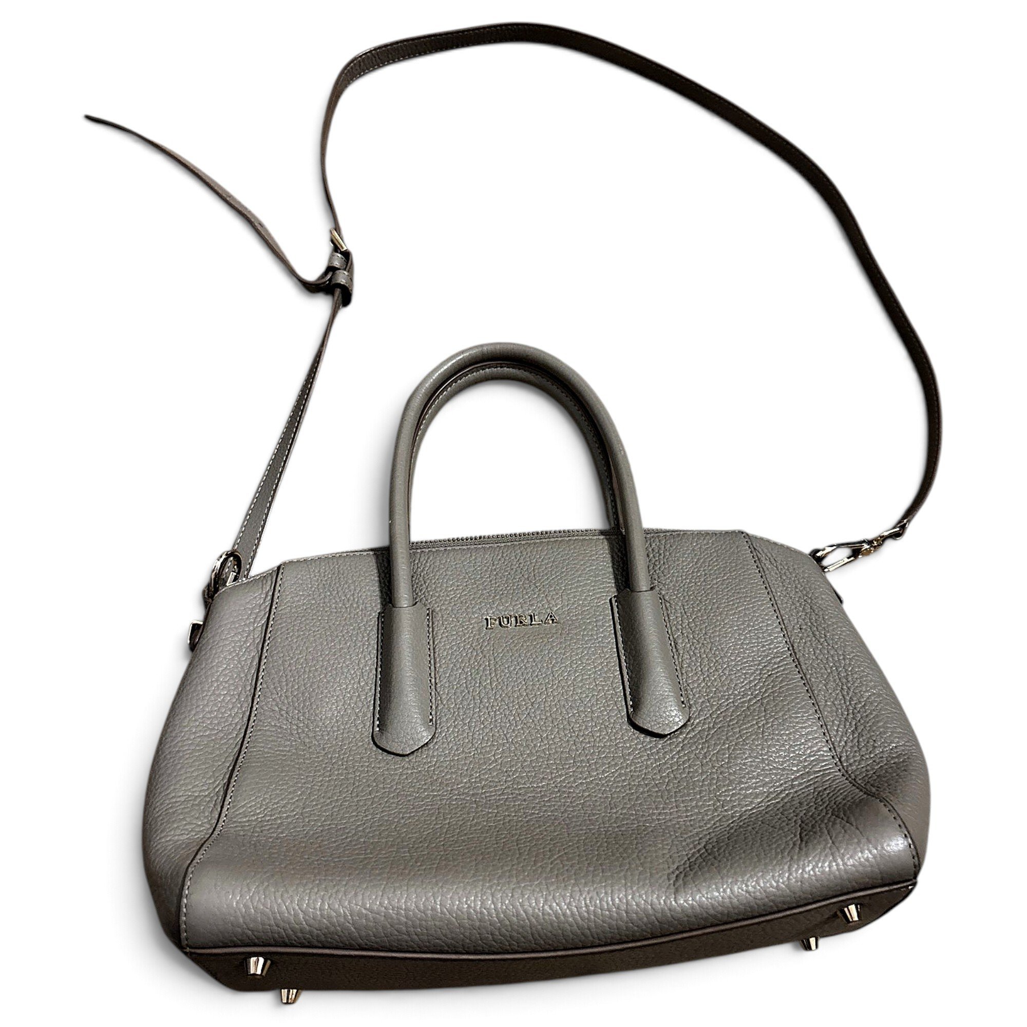 Leather handbag