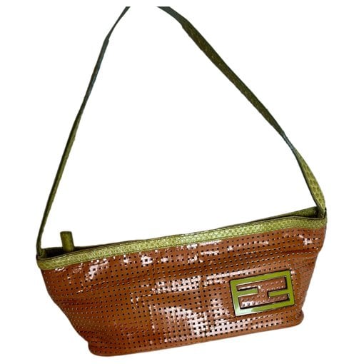 Patent leather handbag