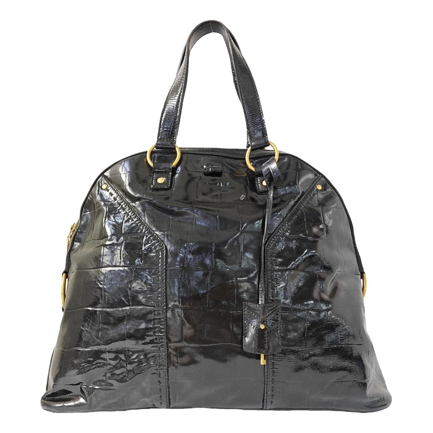 Muse II patent leather handbag