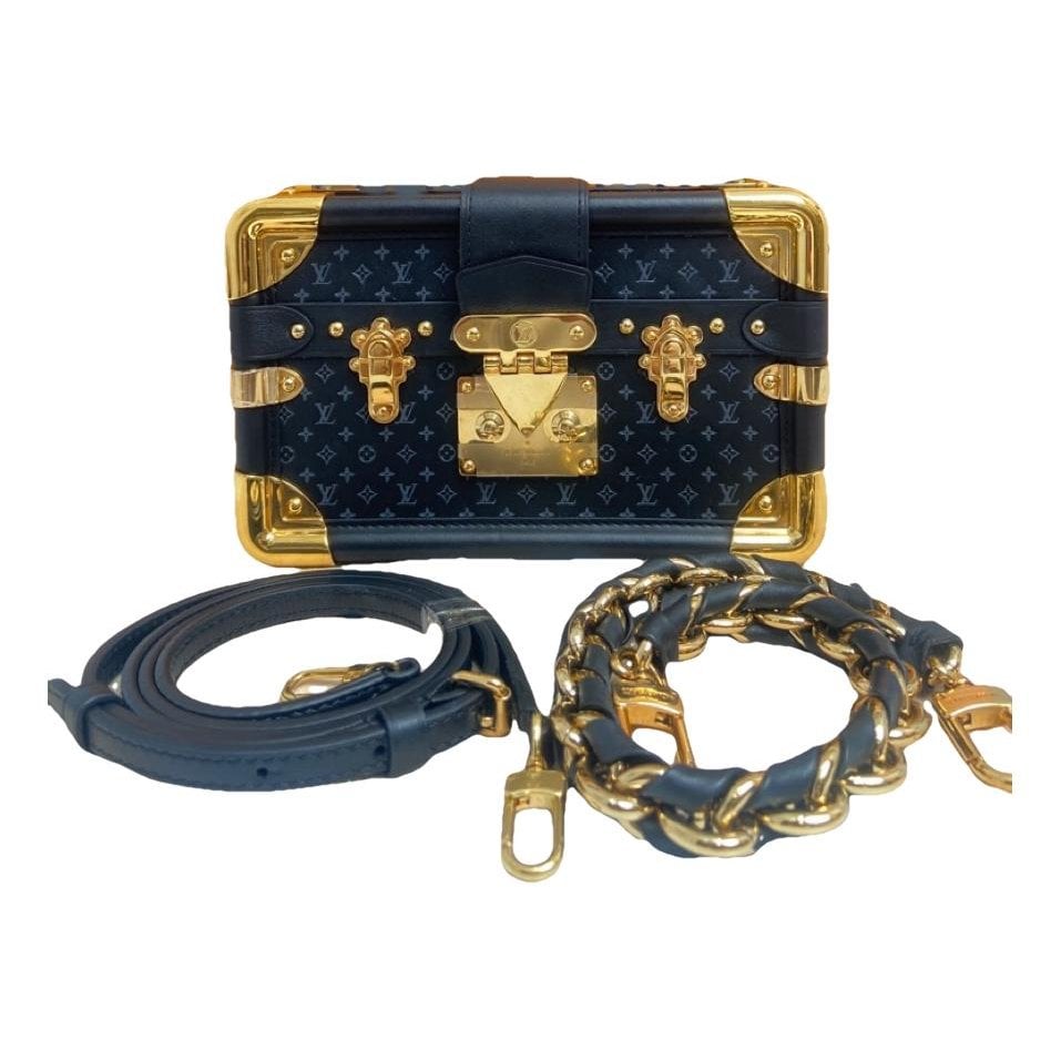 Petite Malle leather handbag