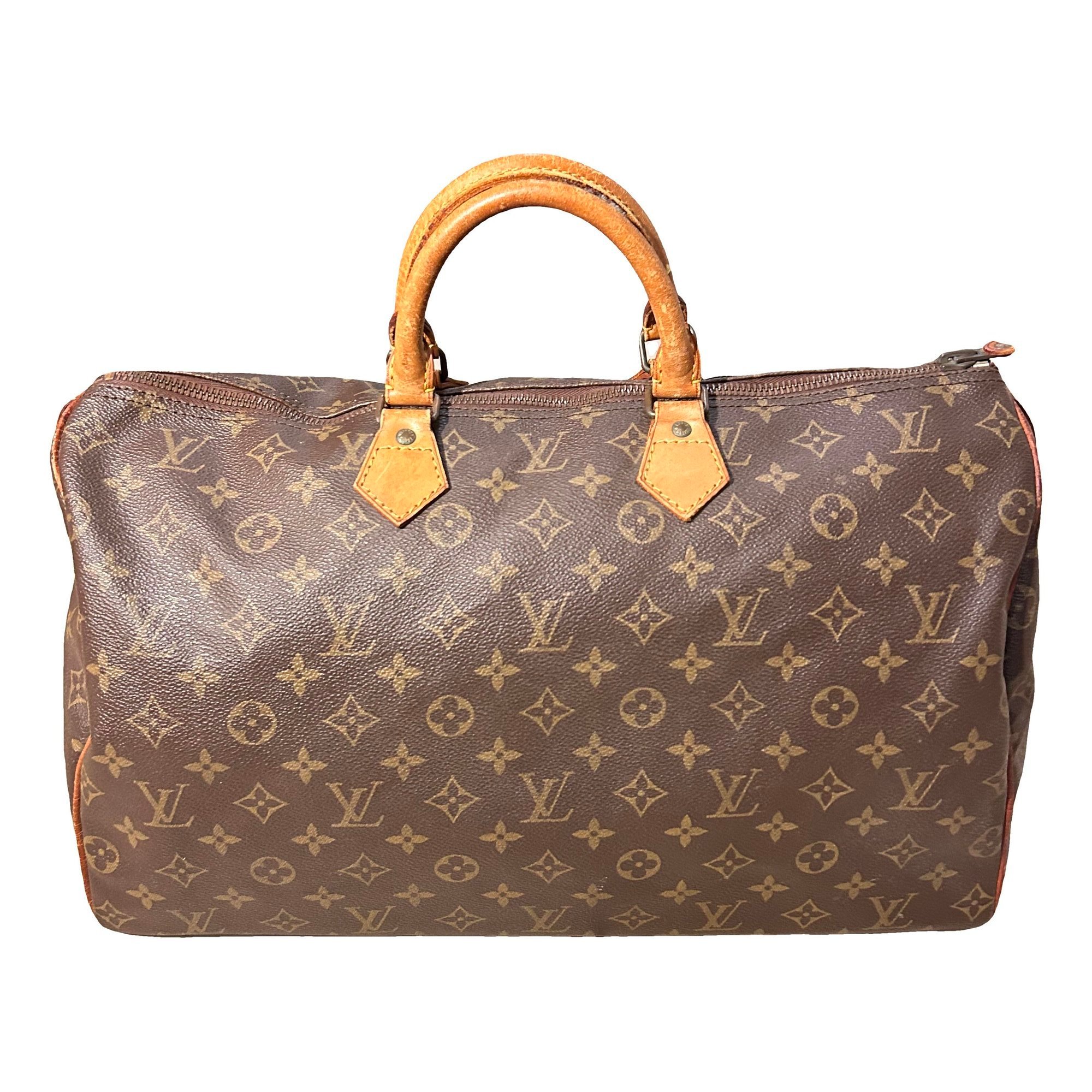Louis Vuitton Speedy leather handbag