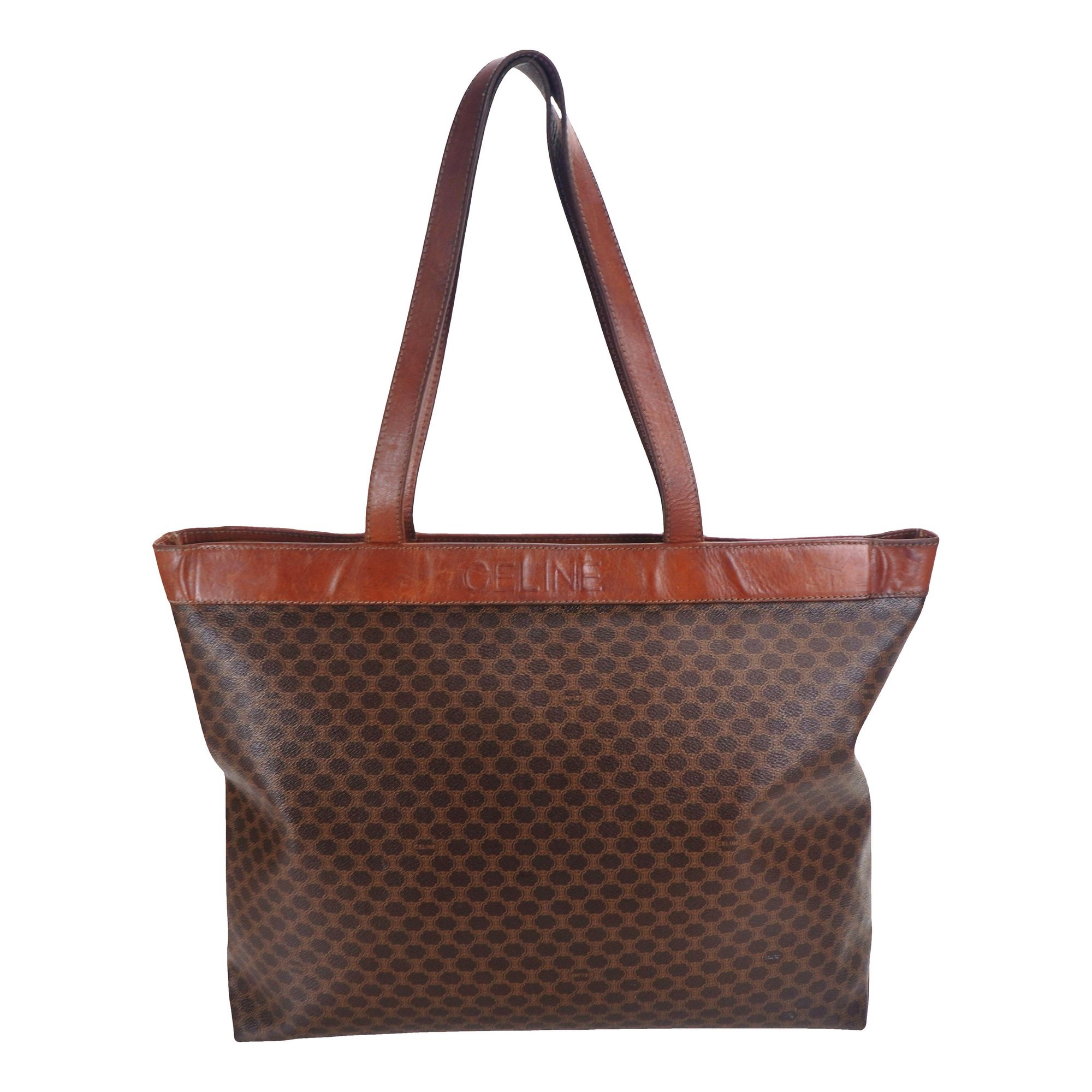 Triomphe leather handbag
