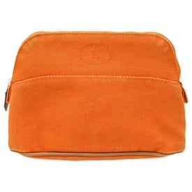 Hermes Bolide Handbag Orange Cloth