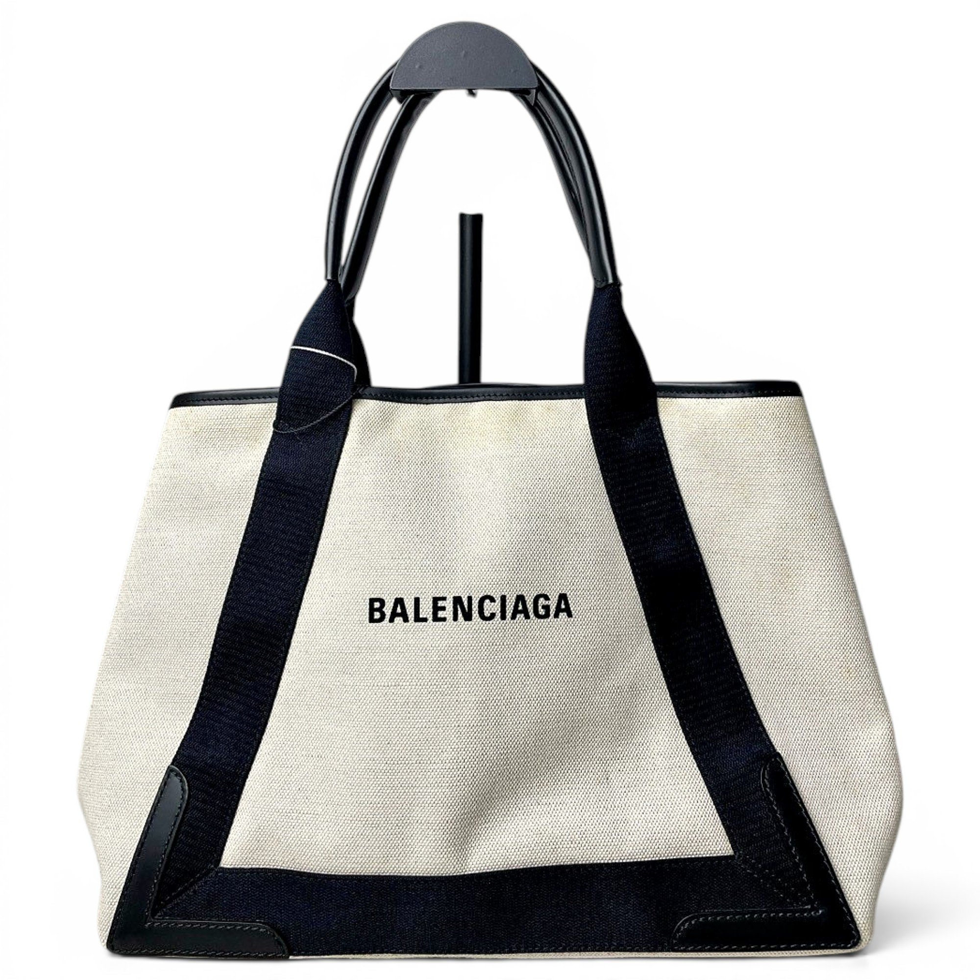 Navy cabas cloth tote