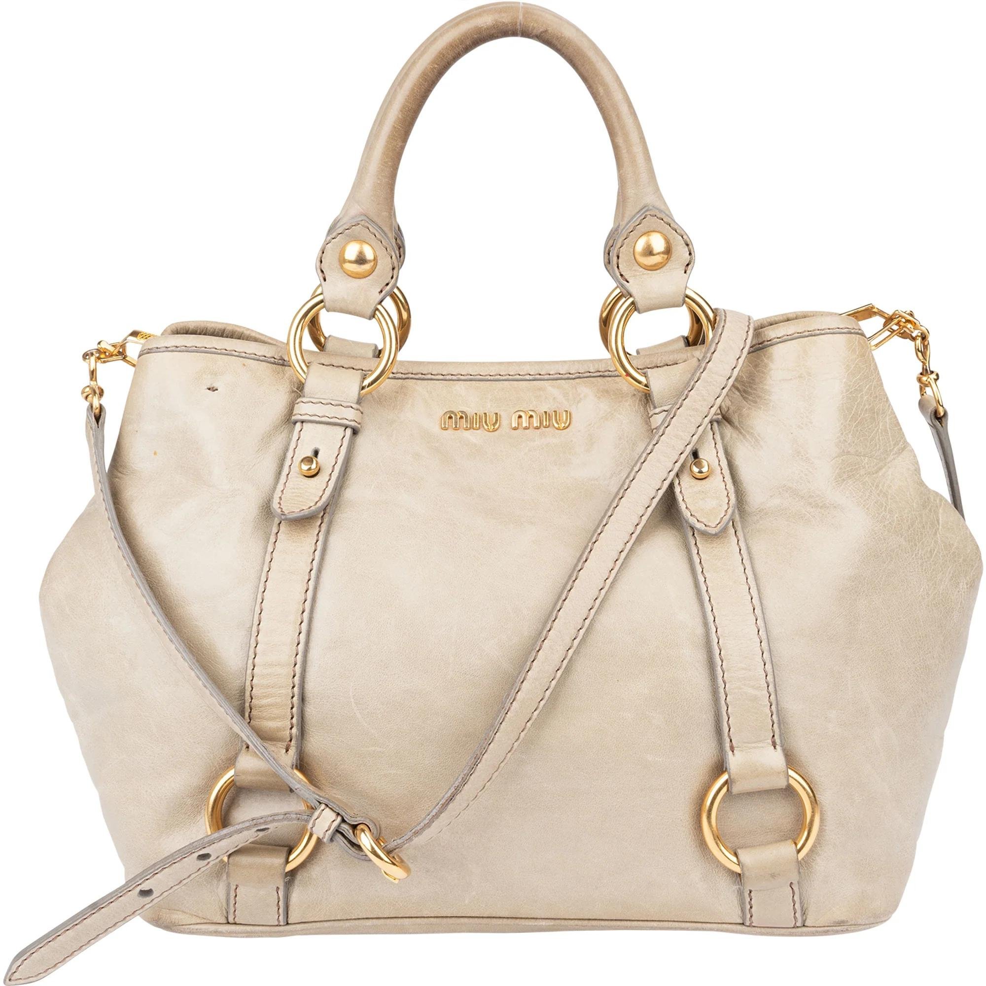Vitello leather handbag