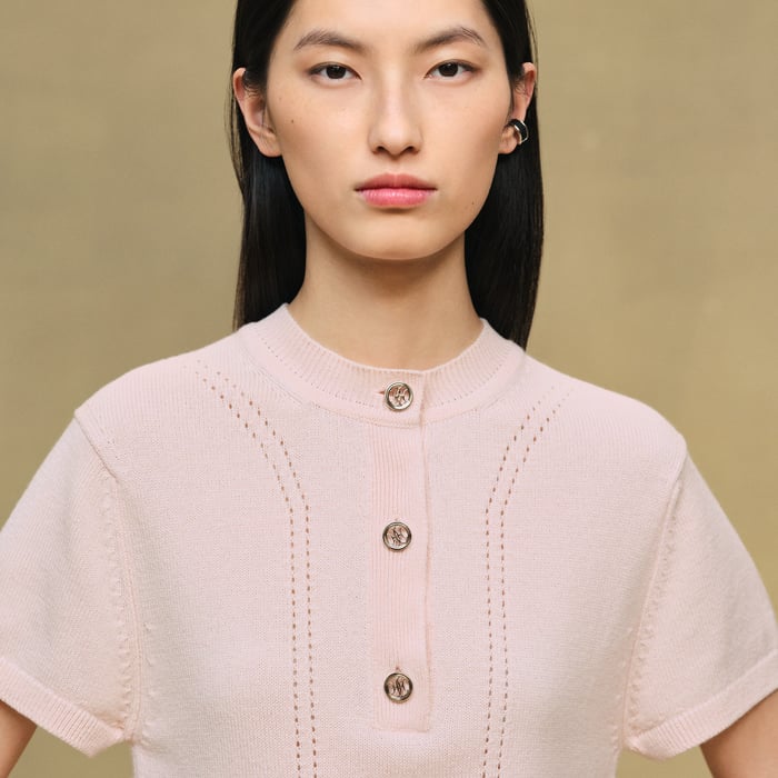 Rose Palomino Cashmere Dress