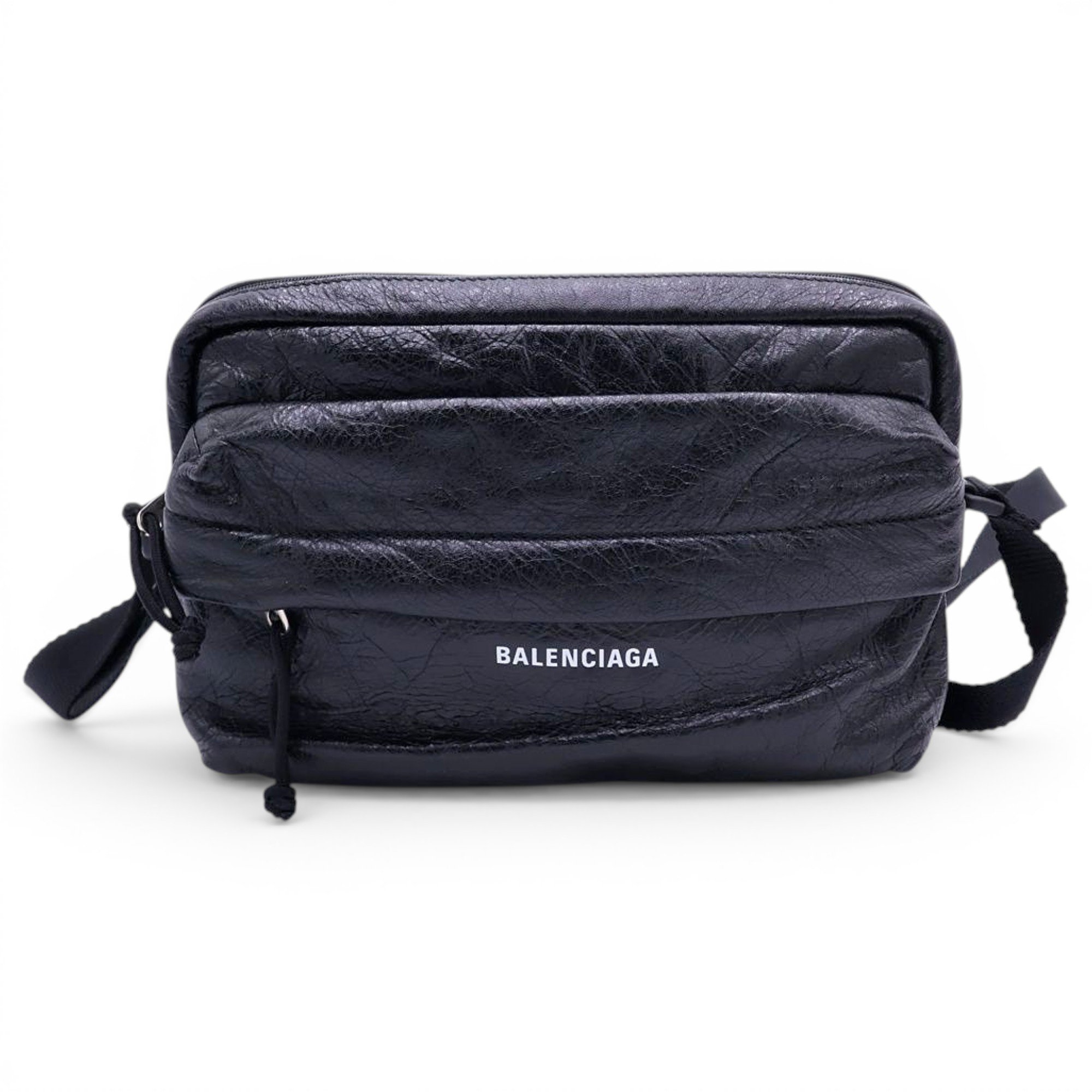 Hardware leather handbag