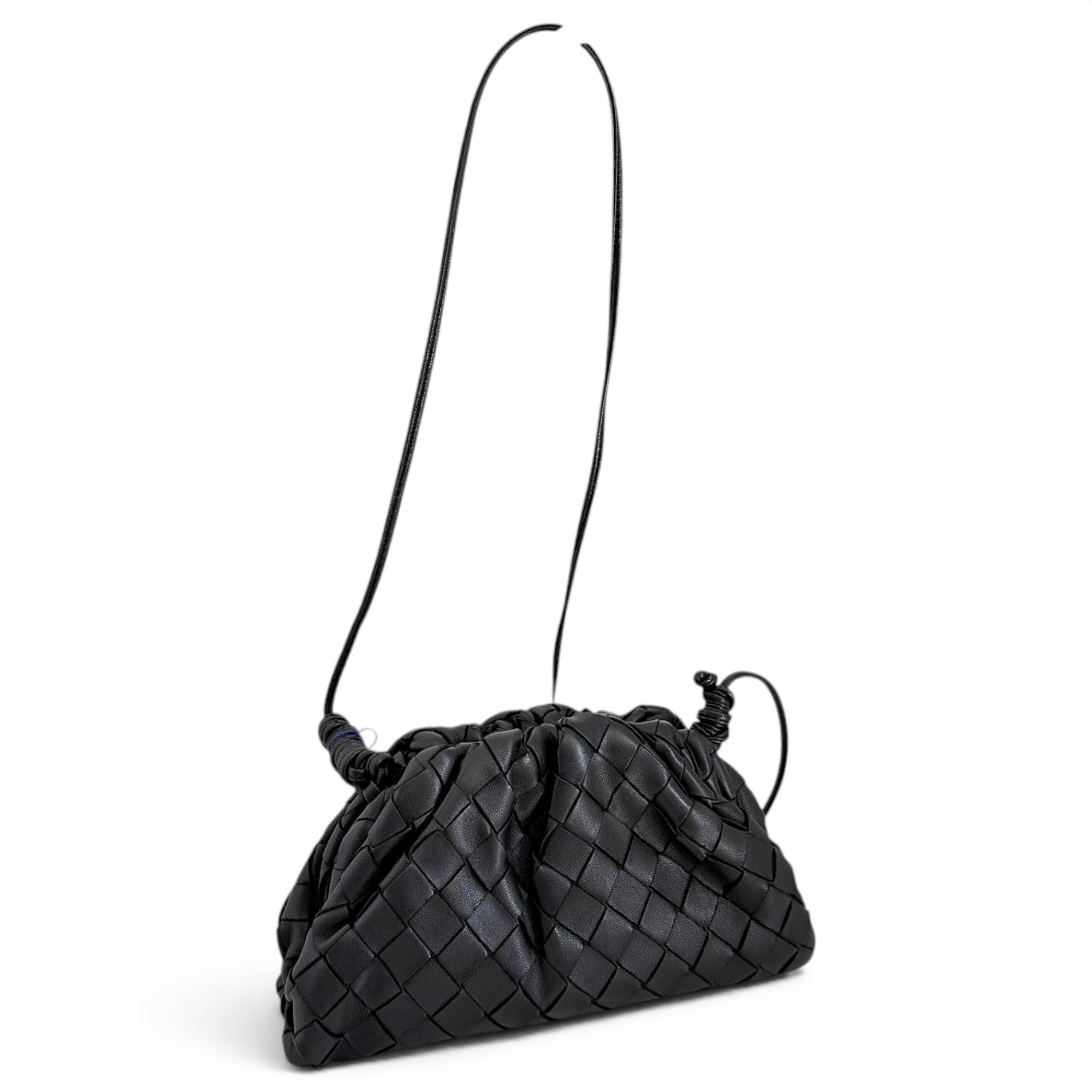 Pouch leather handbag