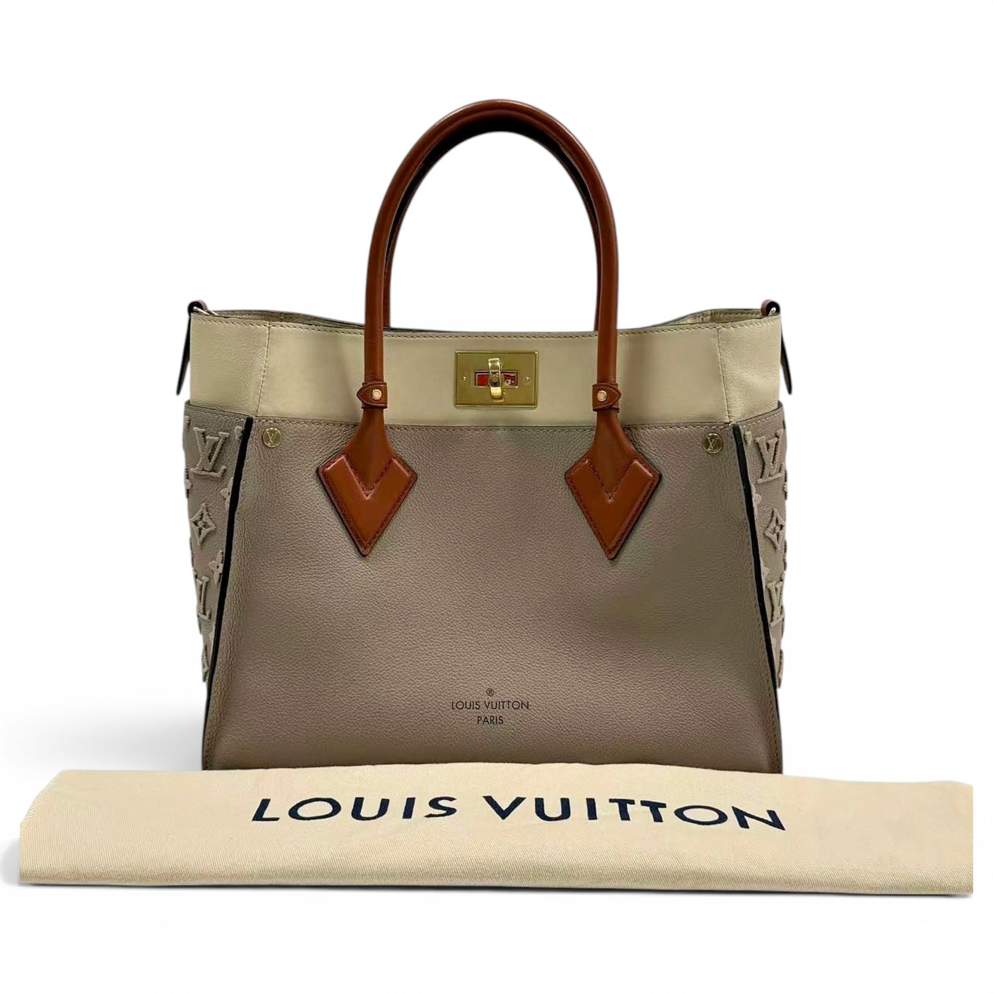 On My Side leather handbag