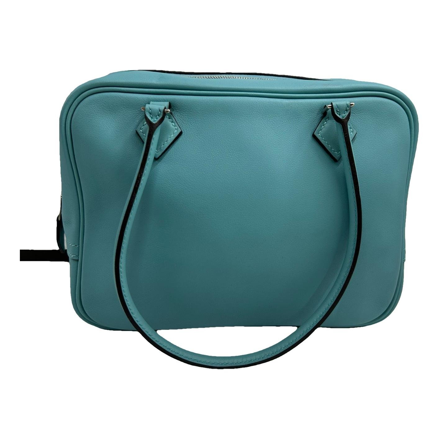 Plume leather handbag