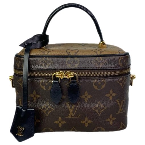 Vanity leather handbag